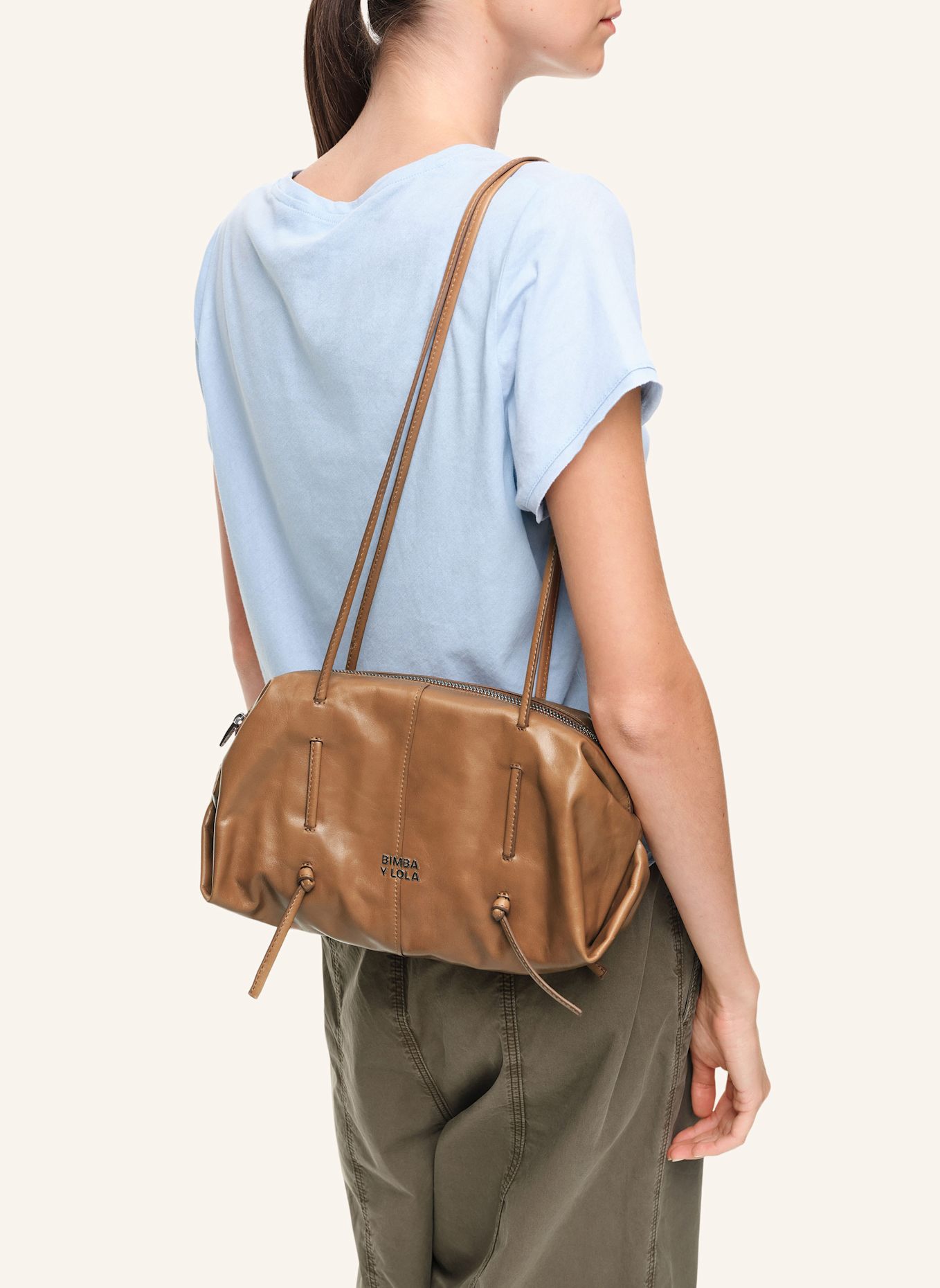 BIMBA Y LOLA Lederhandtasche: GELB