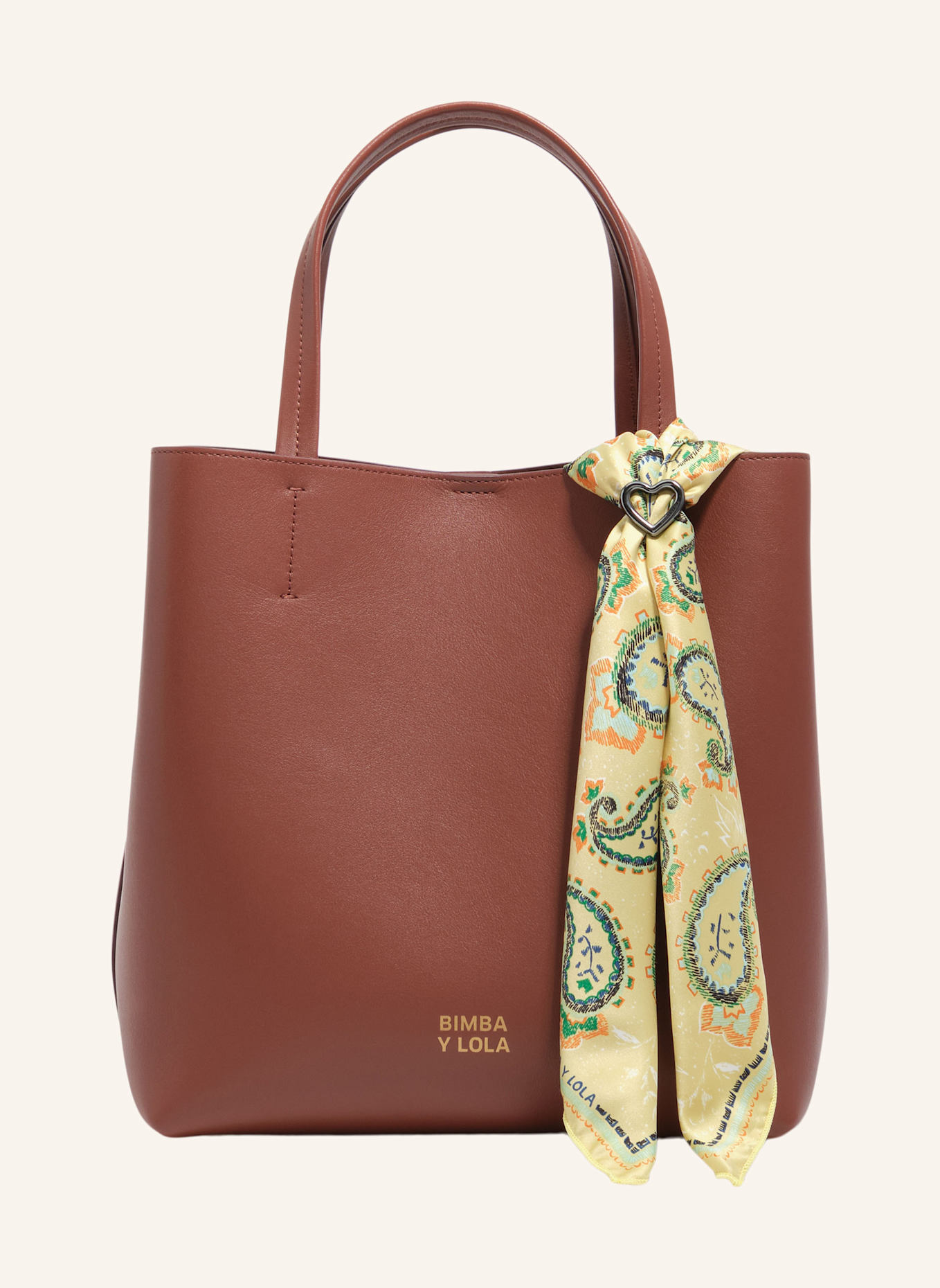 BIMBA Y LOLA Paisley-Schal: GELB