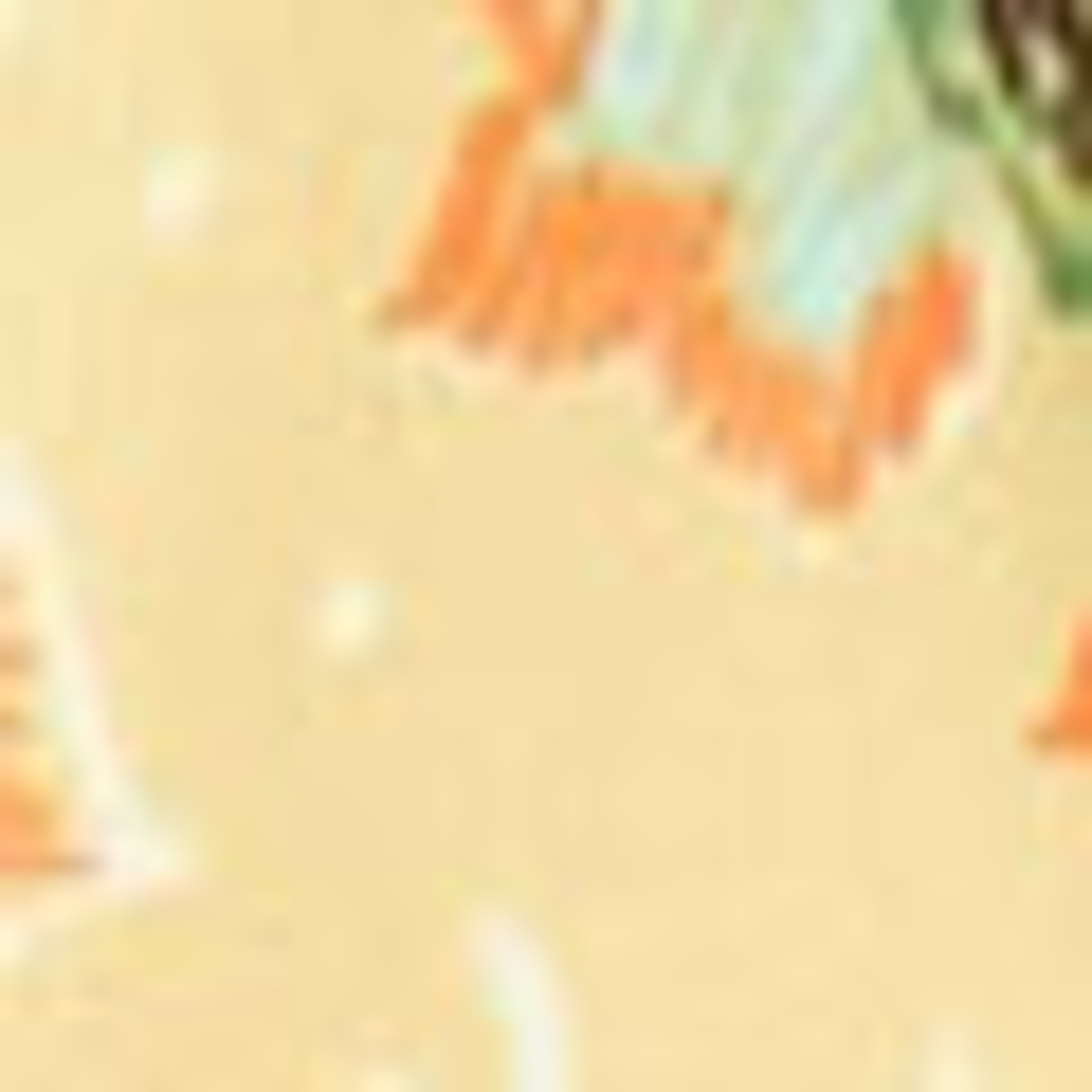 BIMBA Y LOLA Paisley-Schal: GELB