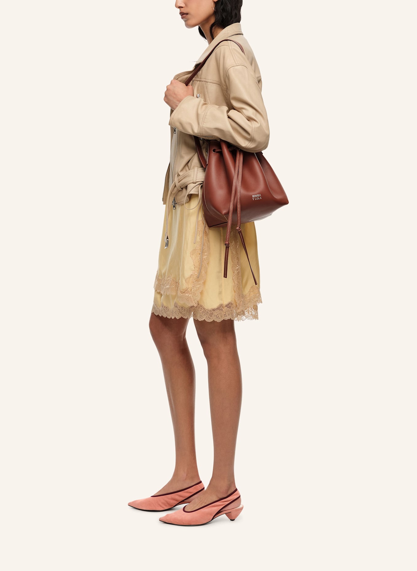BIMBA Y LOLA Beuteltasche: KHAKI