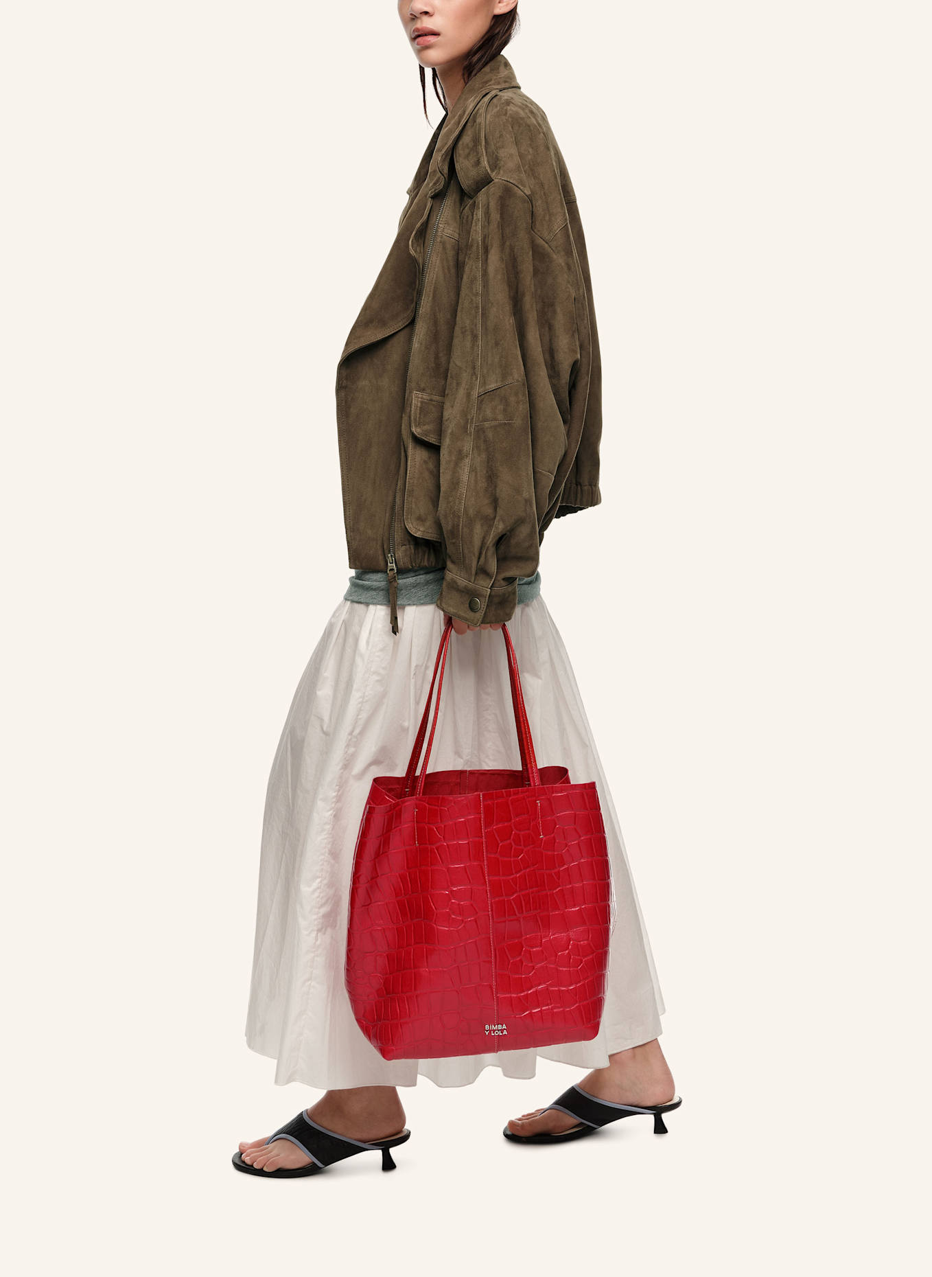 BIMBA Y LOLA Shopper: ROT