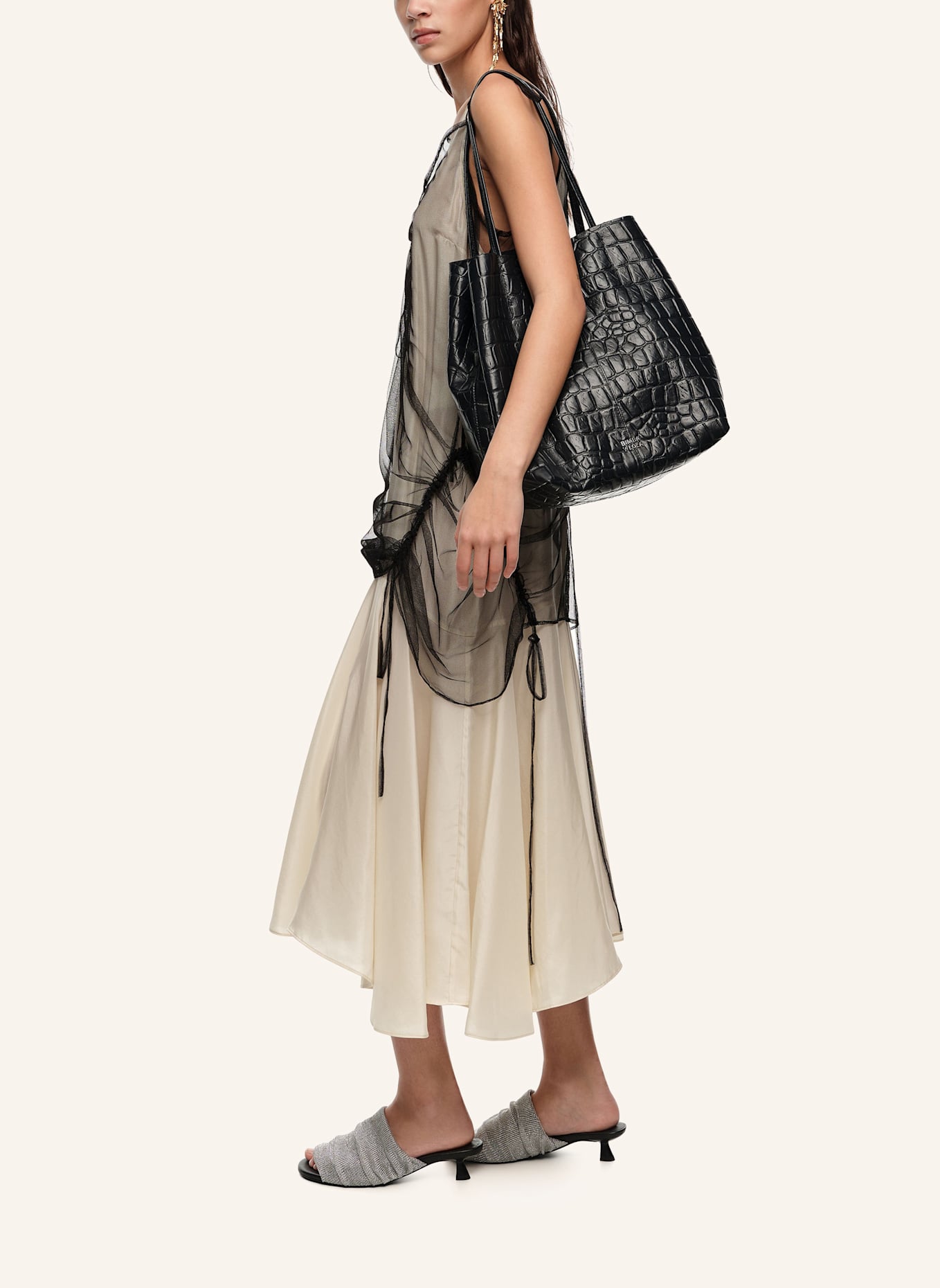 BIMBA Y LOLA Shopper: BLAU