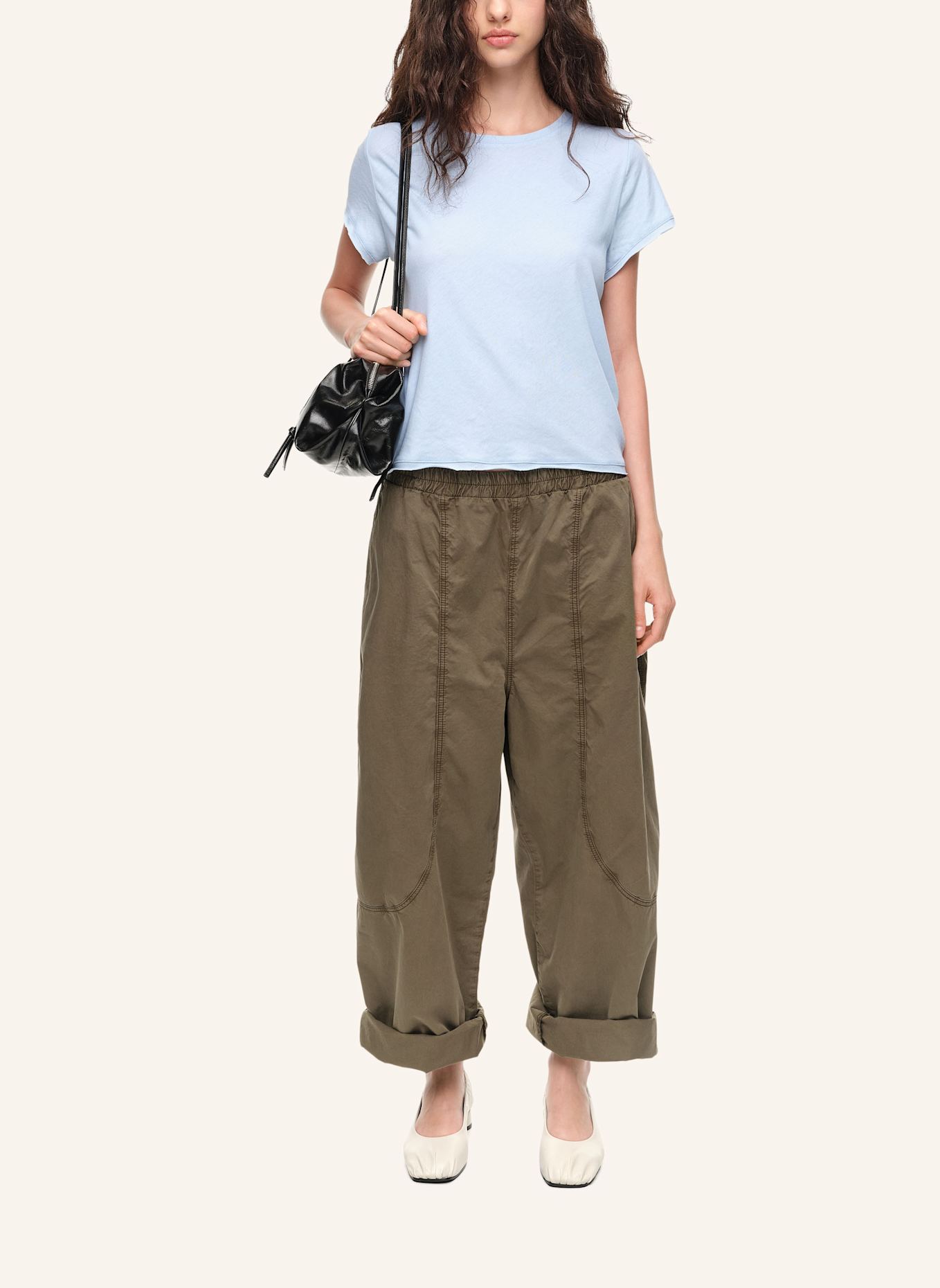 BIMBA Y LOLA Jogginghose: KHAKI