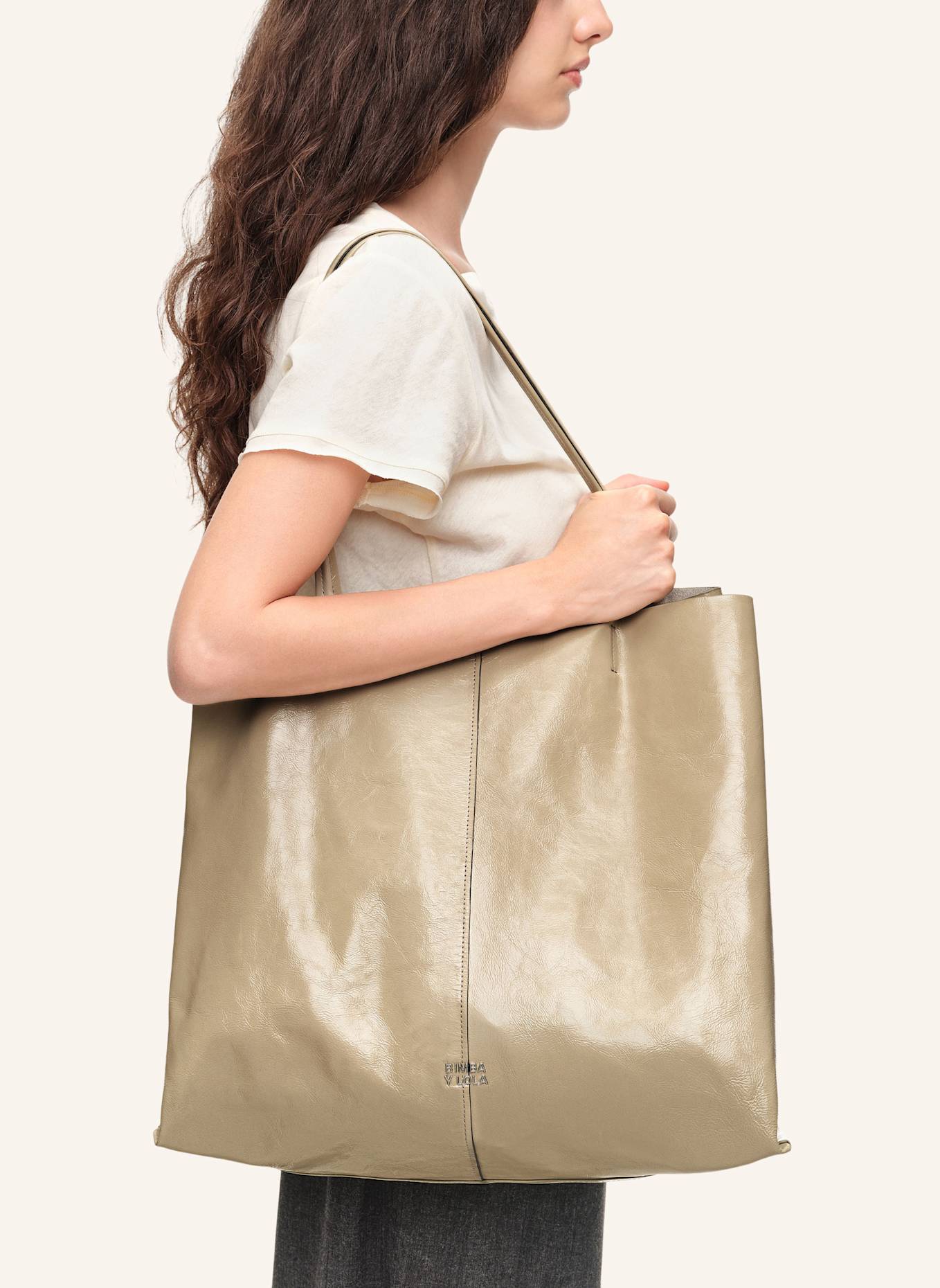 BIMBA Y LOLA Shopper: GRÜN