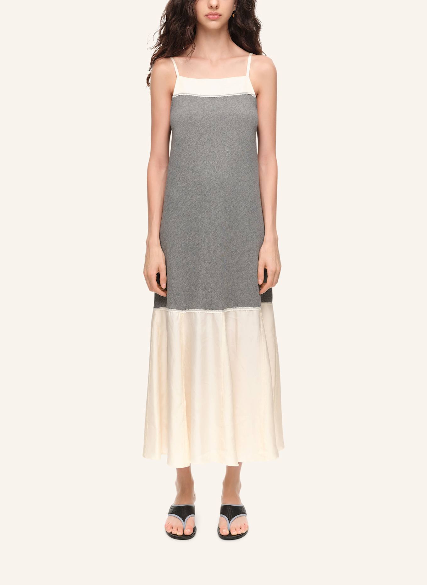 BIMBA Y LOLA Midikleid: GRAU