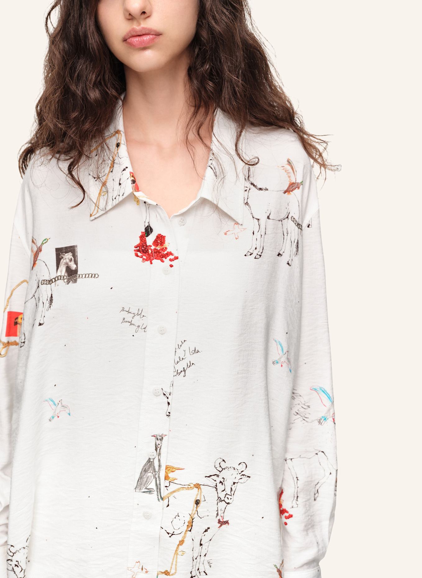BIMBA Y LOLA Hemd: ORANGE