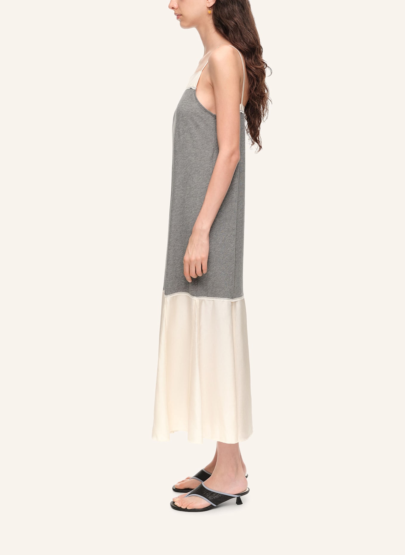 BIMBA Y LOLA Midikleid: GRAU