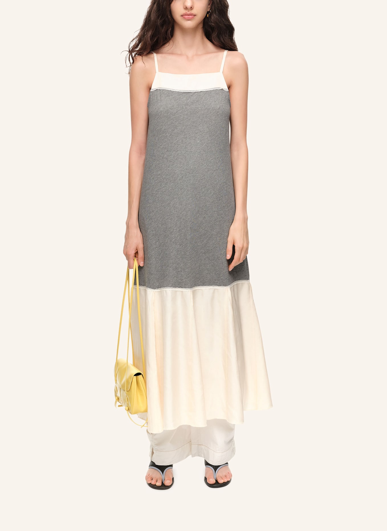 BIMBA Y LOLA Midikleid: GRAU