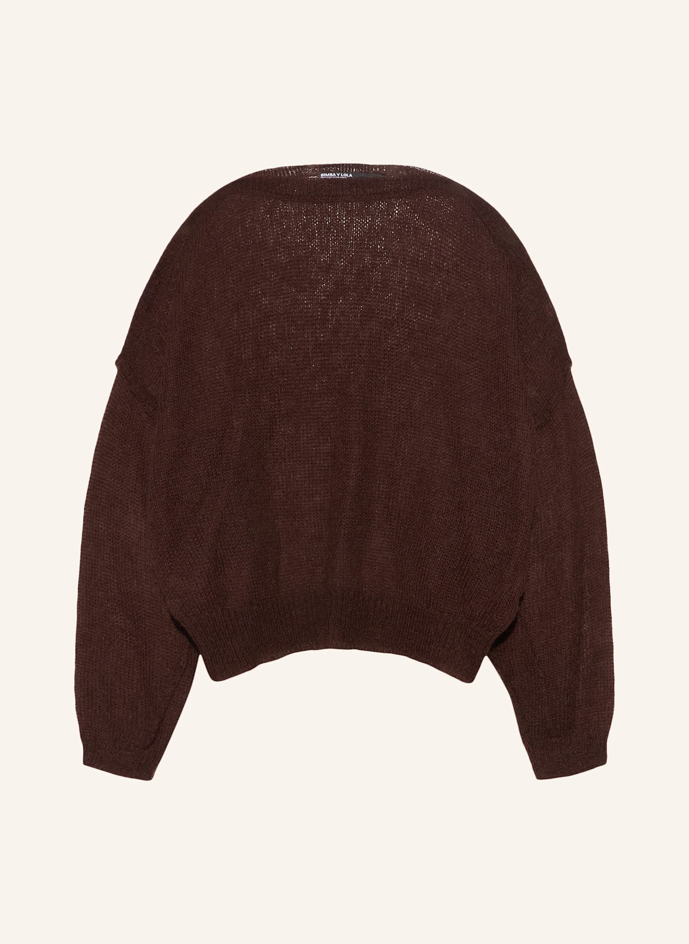 BIMBA Y LOLA Mohair-Pullover: BRAUN