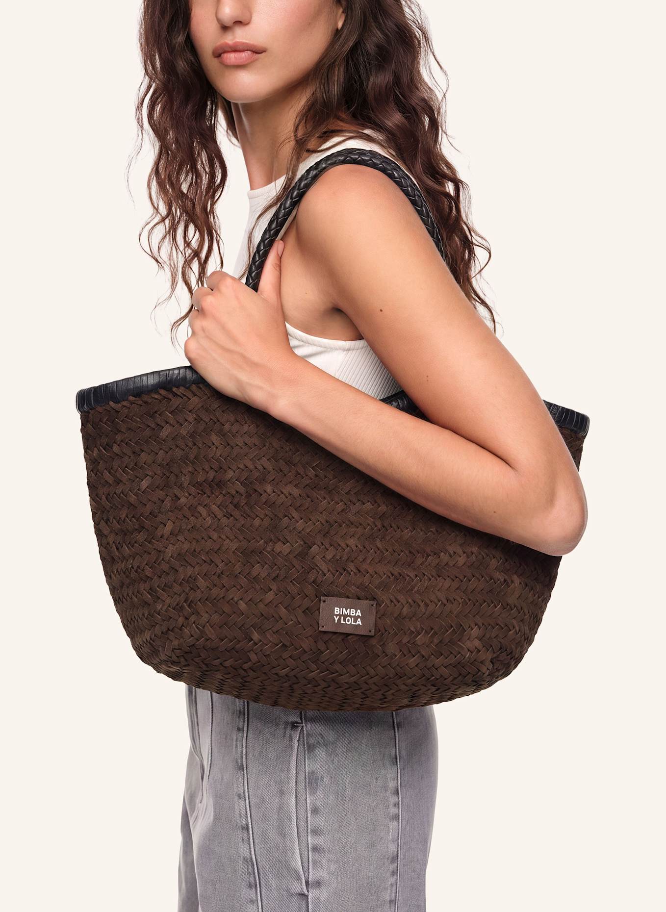 BIMBA Y LOLA Shopper: BRAUN