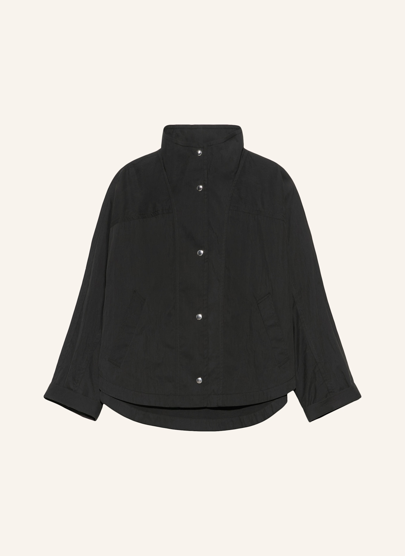BIMBA Y LOLA Oversize-Trenchcoat: SCHWARZ