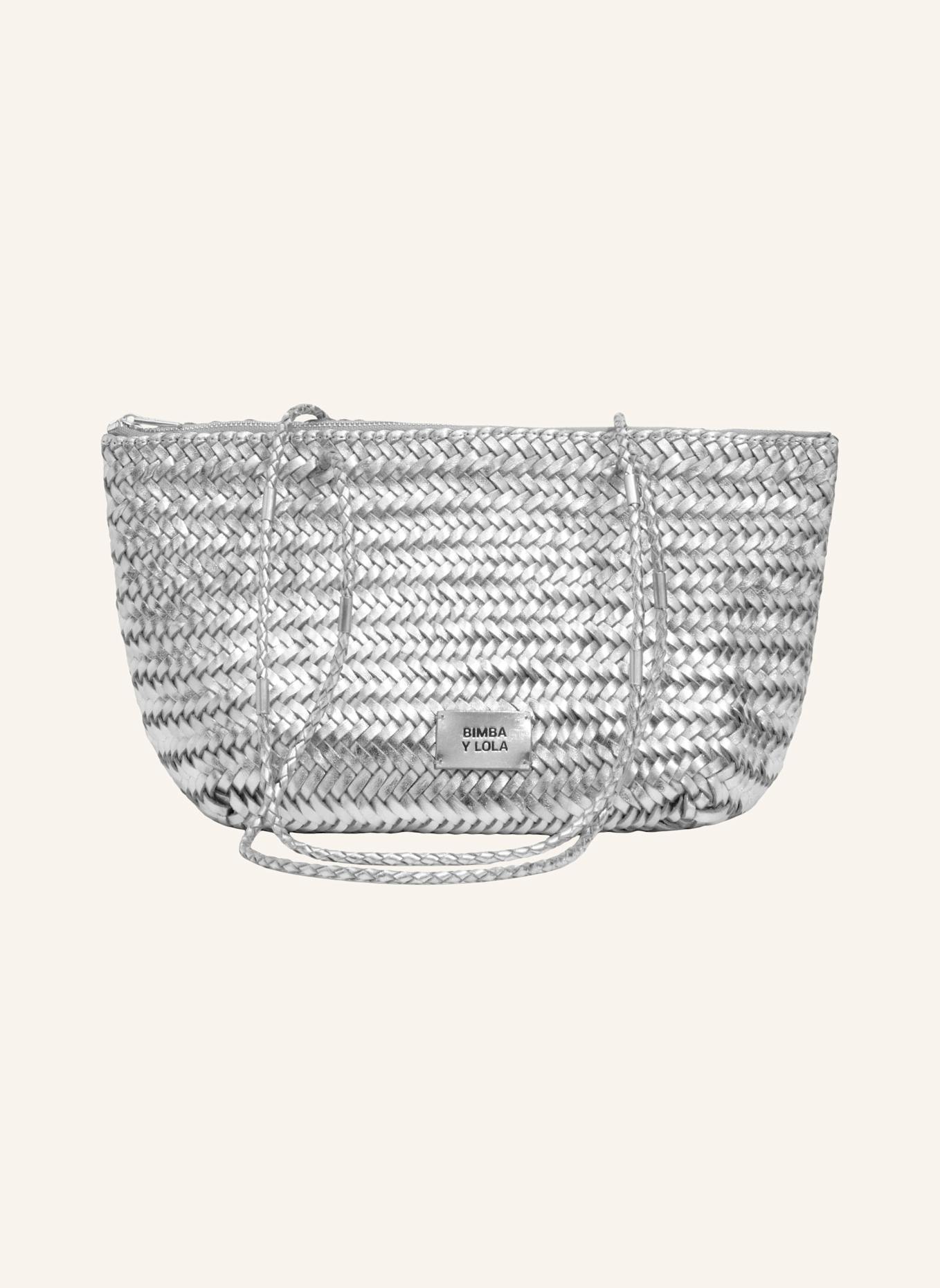 BIMBA Y LOLA Shopper: SILBER