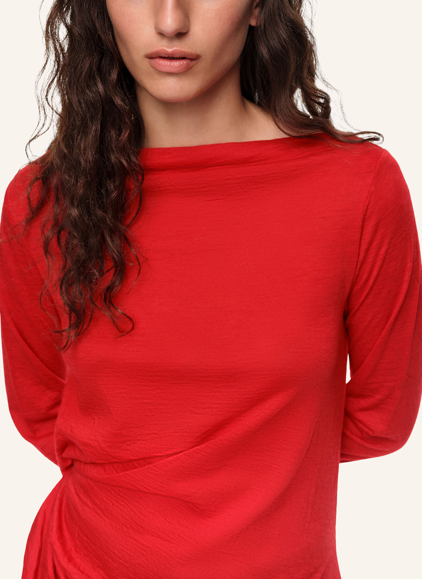 BIMBA Y LOLA Wollshirt: ROT