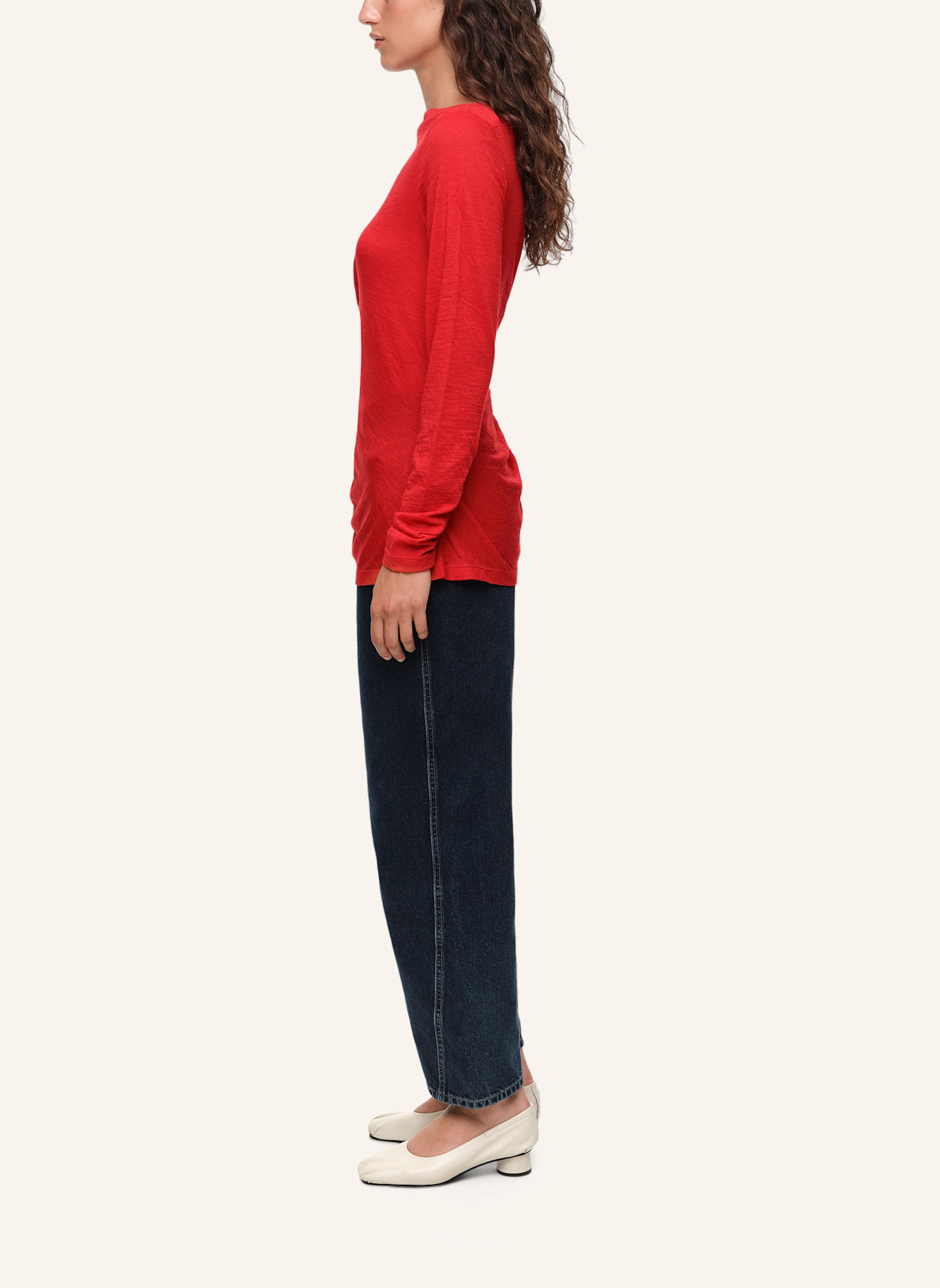 BIMBA Y LOLA Wollshirt: ROT