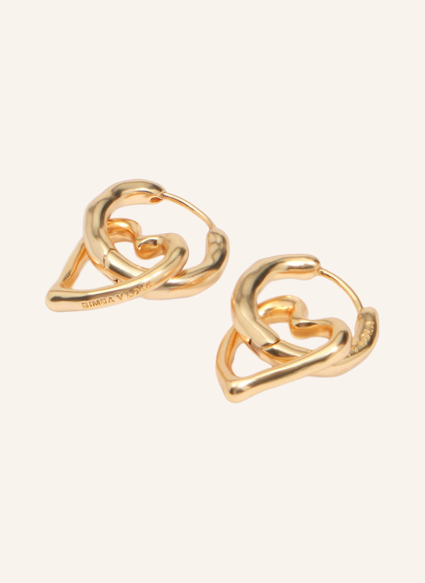 BIMBA Y LOLA Herz-Ohrringe: GOLD