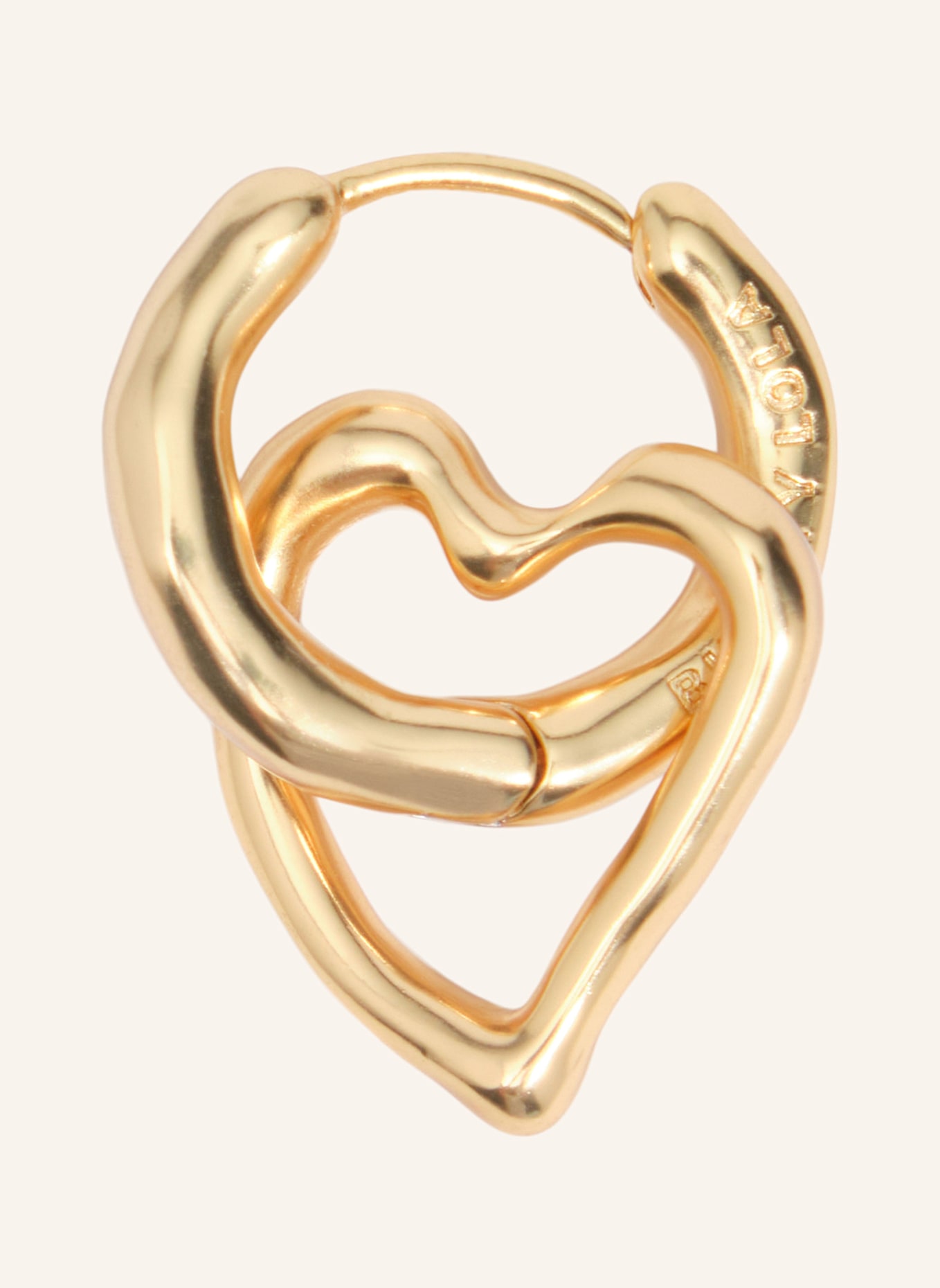 BIMBA Y LOLA Herz-Ohrringe: GOLD