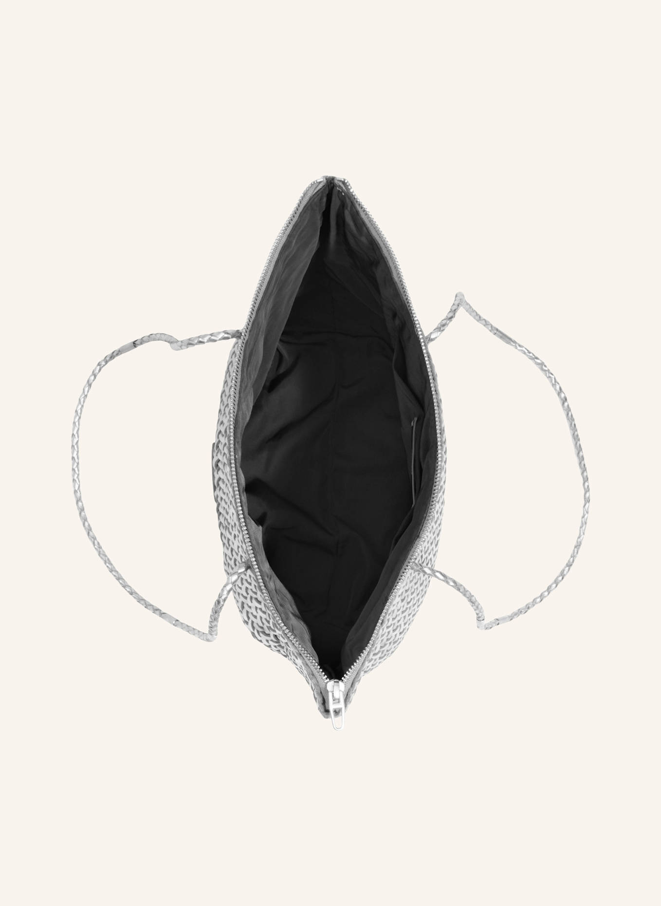 BIMBA Y LOLA Shopper: SILBER
