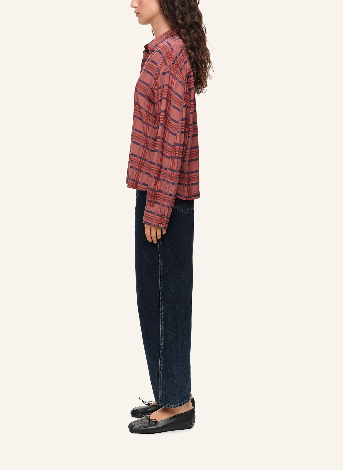 BIMBA Y LOLA Boxy-Hemdbluse: LILA