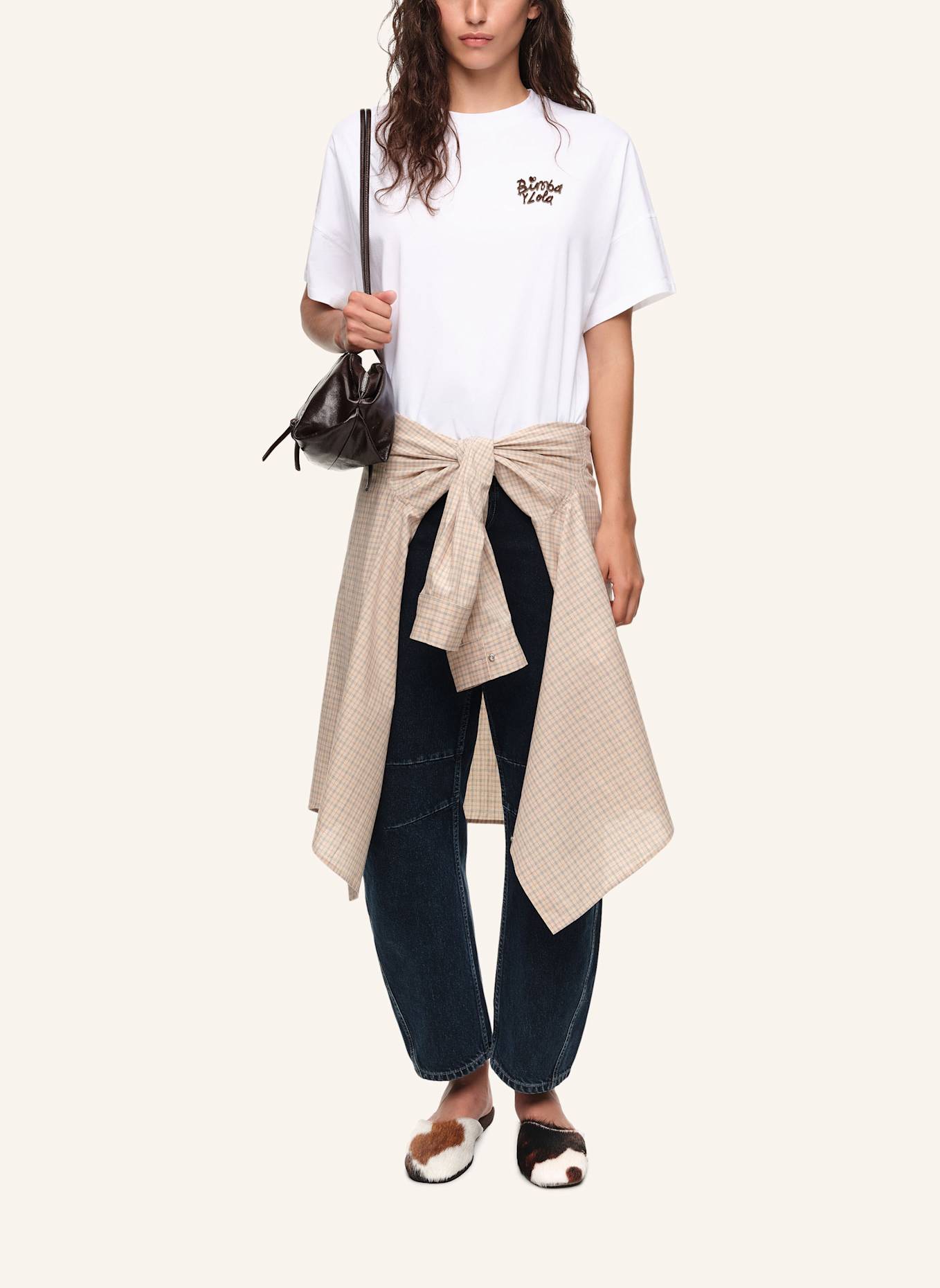 BIMBA Y LOLA Baumwoll: WEISS