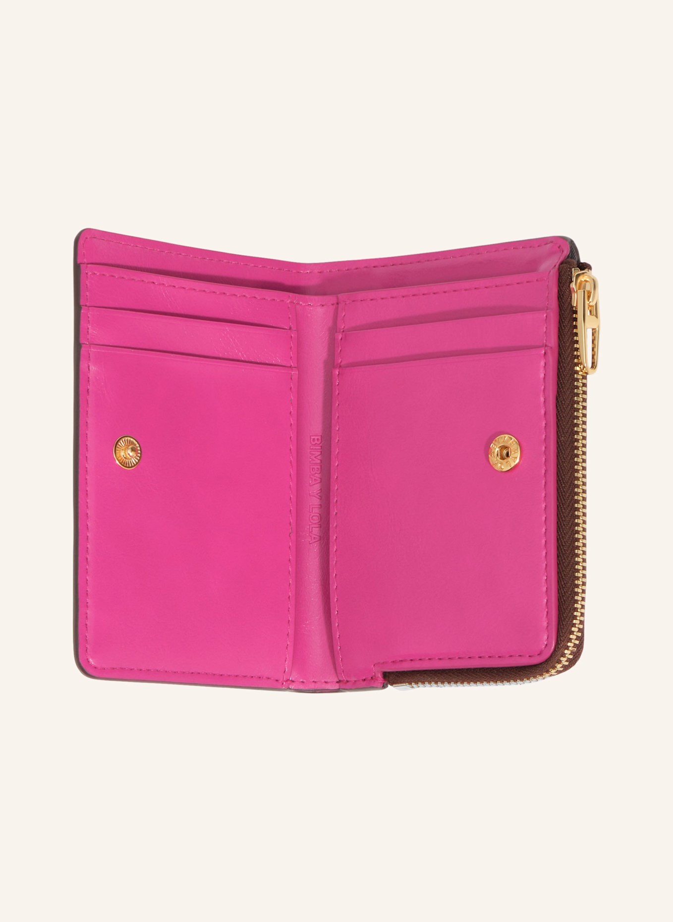 BIMBA Y LOLA Lederbörse: BRAUN