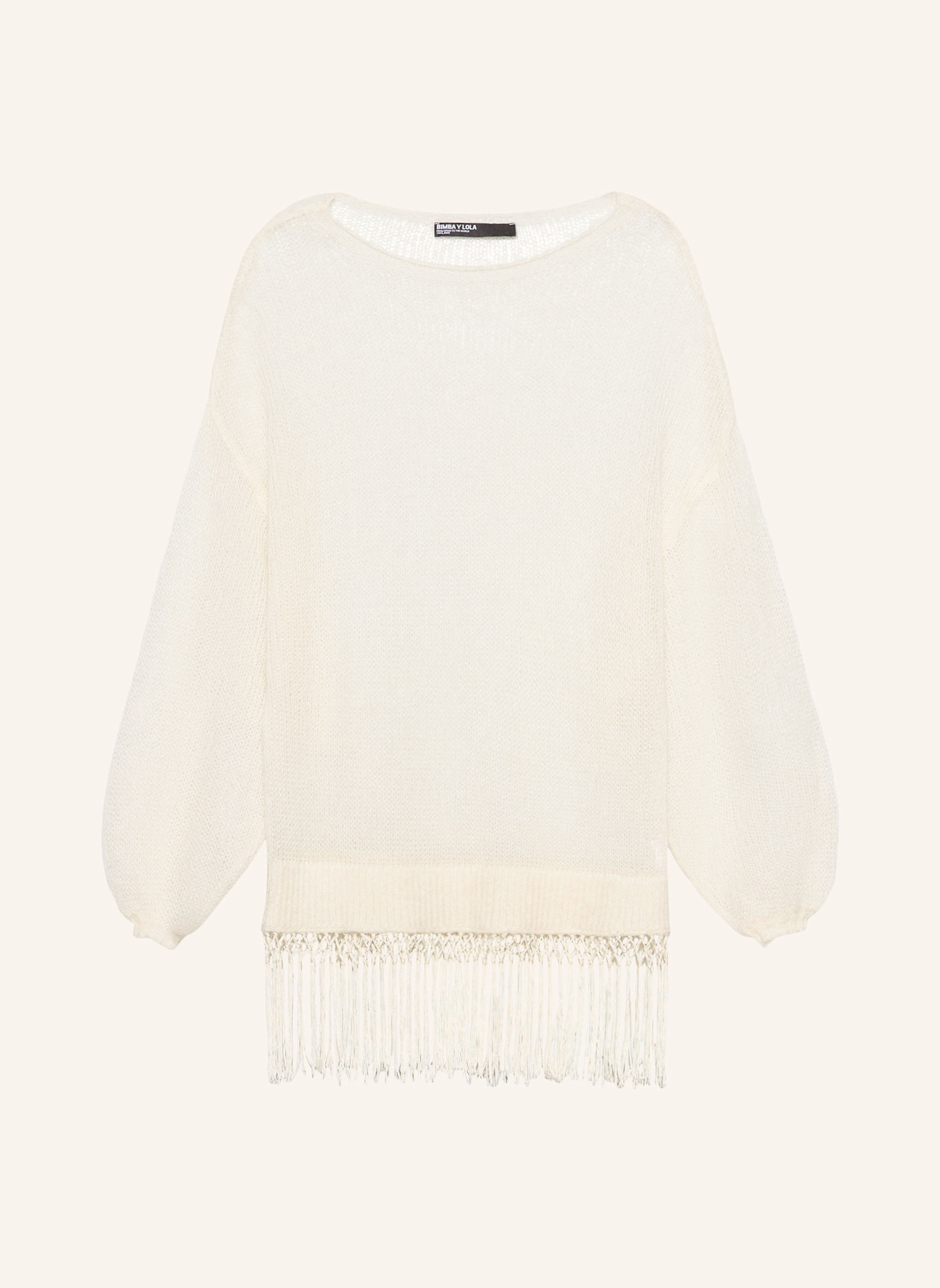 BIMBA Y LOLA Pullover: WEISS
