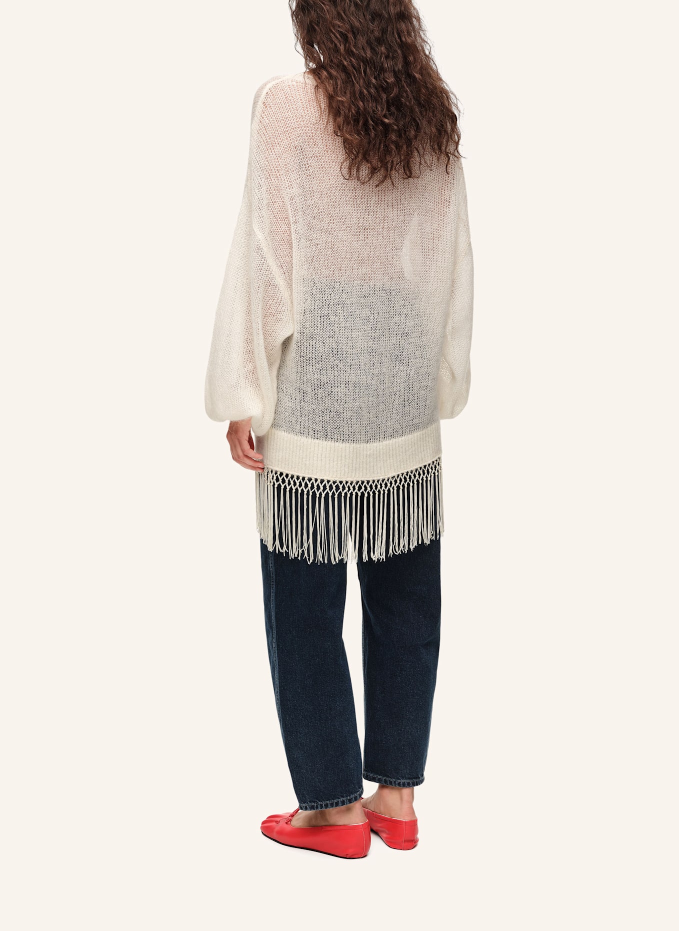 BIMBA Y LOLA Pullover: WEISS