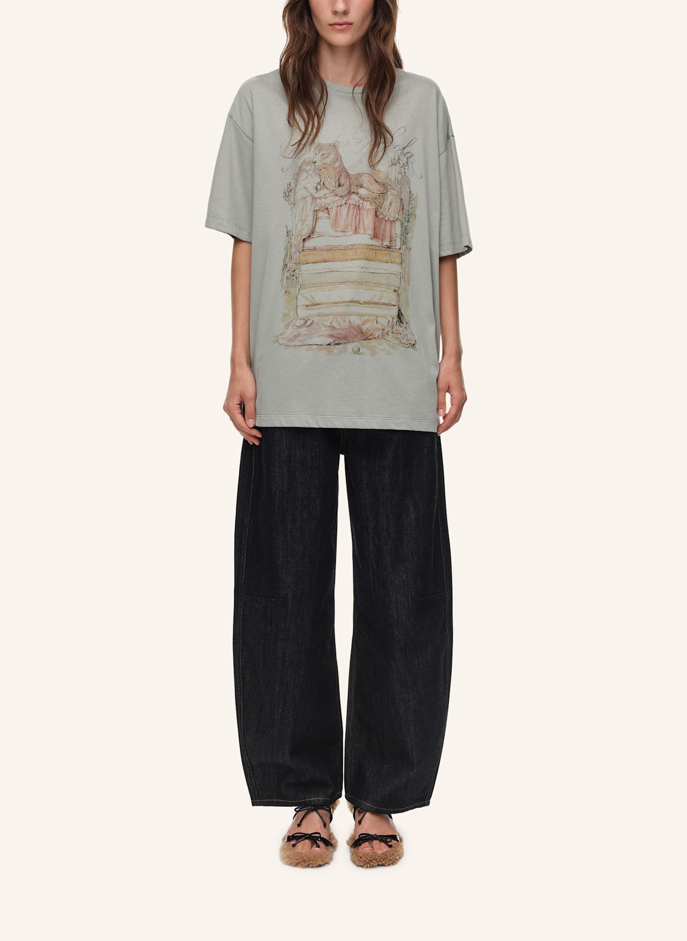 BIMBA Y LOLA T-Shirt: GRAU