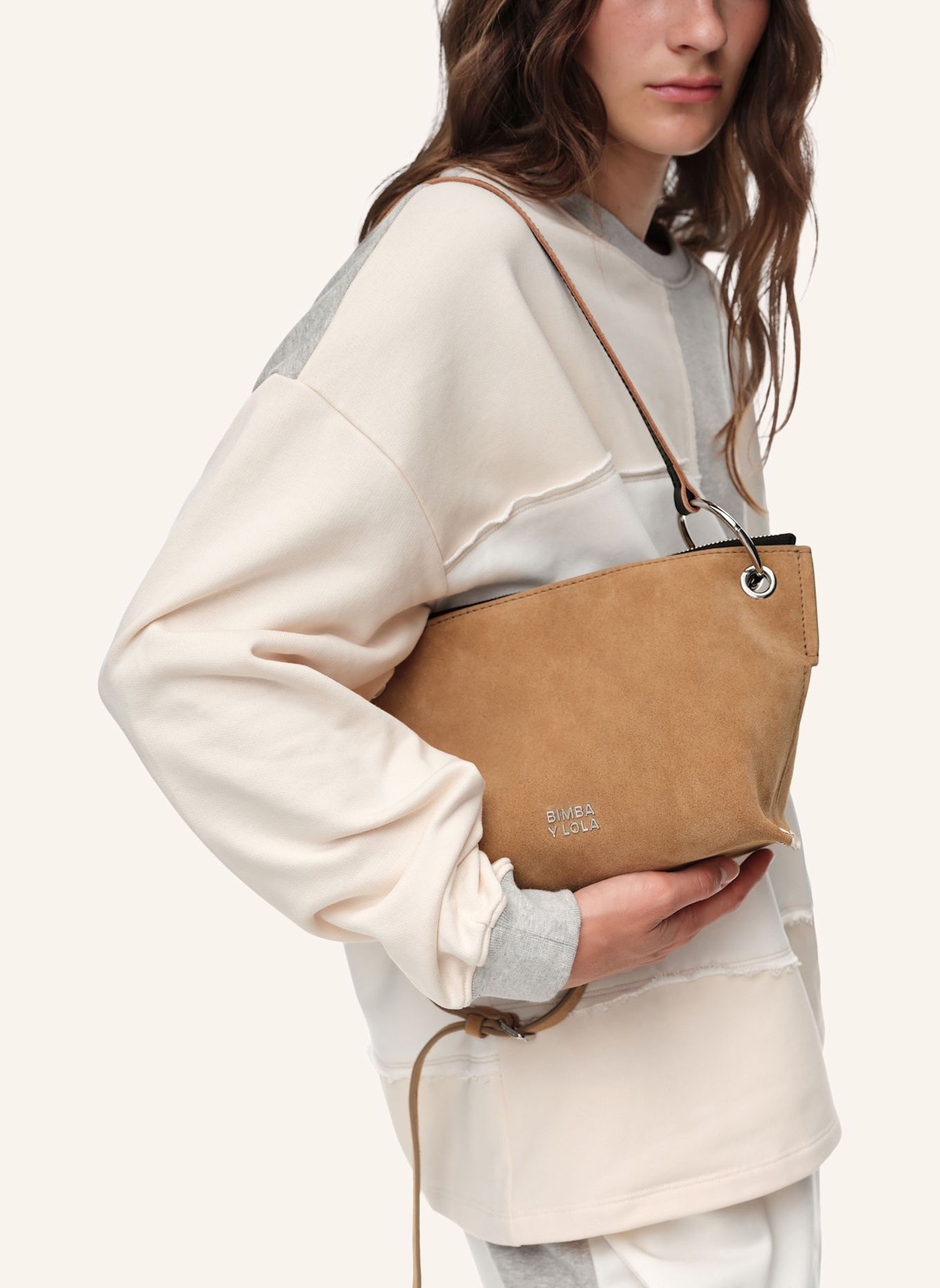 BIMBA Y LOLA Trapezium-Tasche: KHAKI