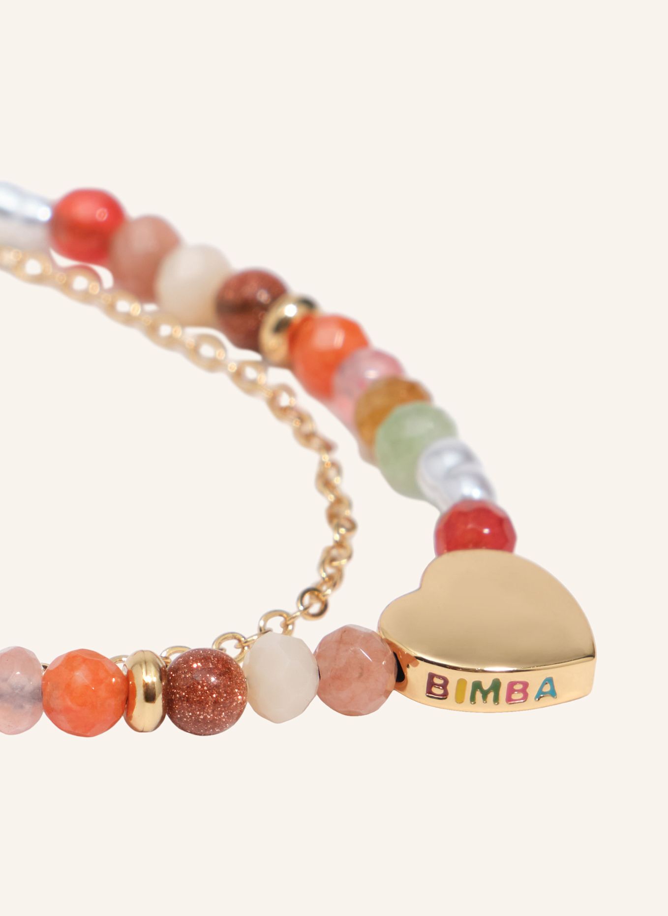 BIMBA Y LOLA Doppelketten-Armband: GOLD