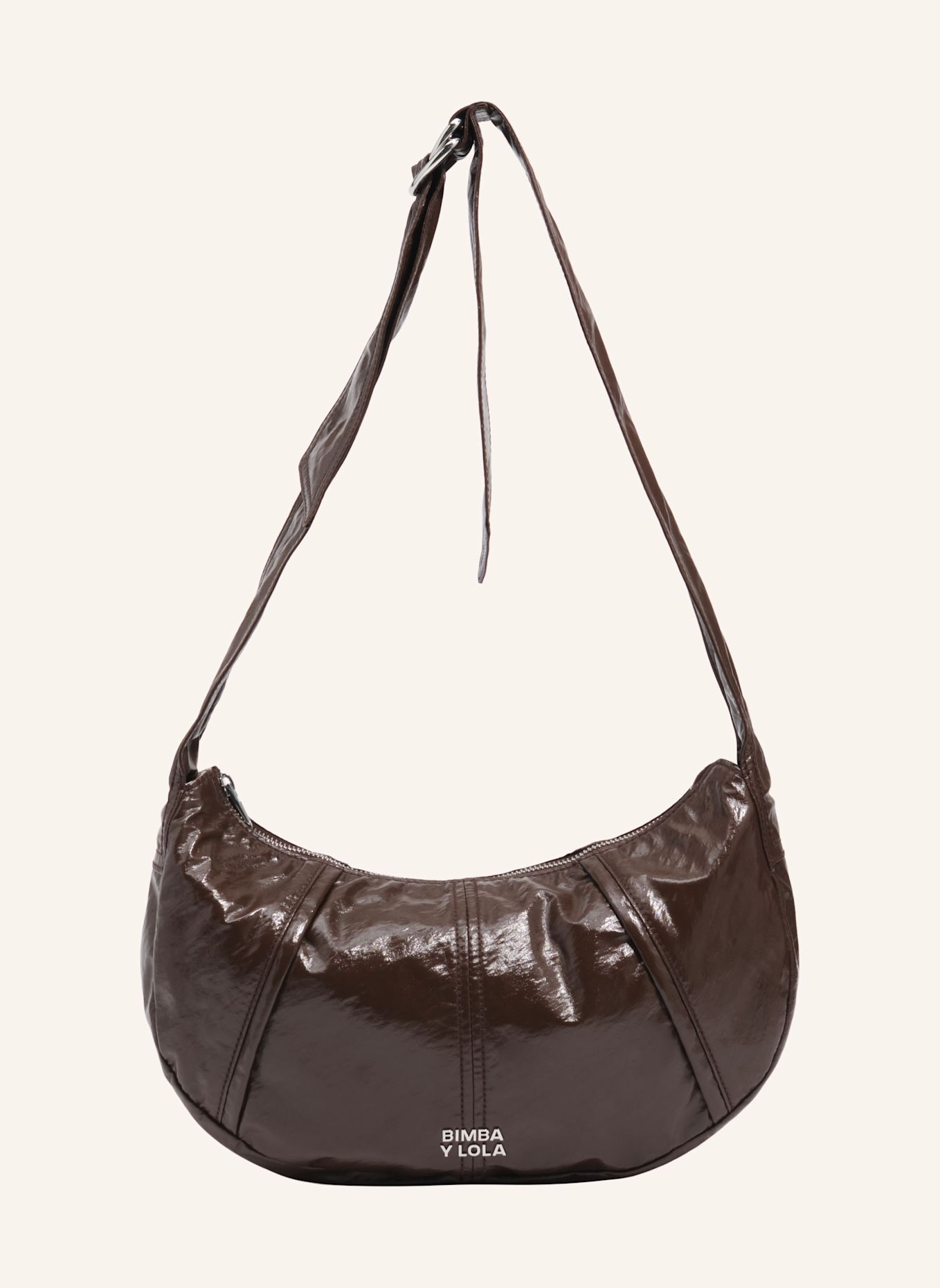BIMBA Y LOLA Moon Bag: BRAUN
