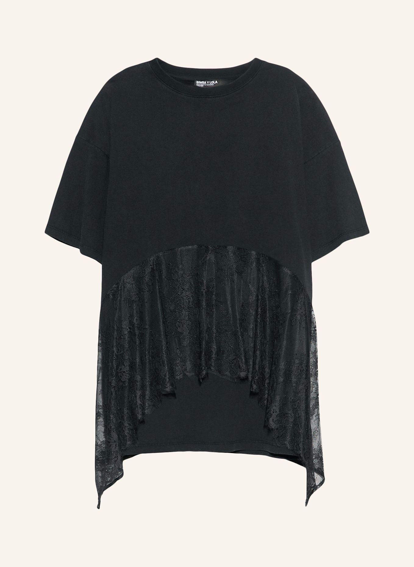 BIMBA Y LOLA T-Shirt: SCHWARZ