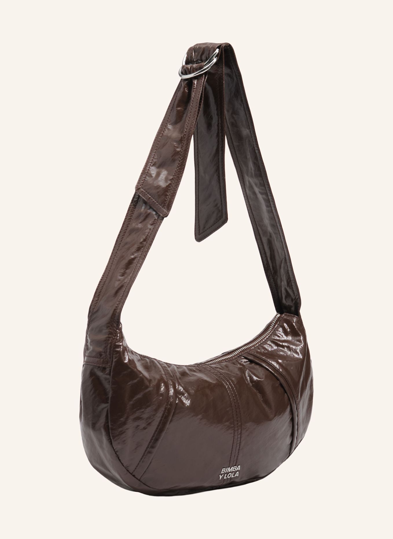 BIMBA Y LOLA Moon Bag: BRAUN