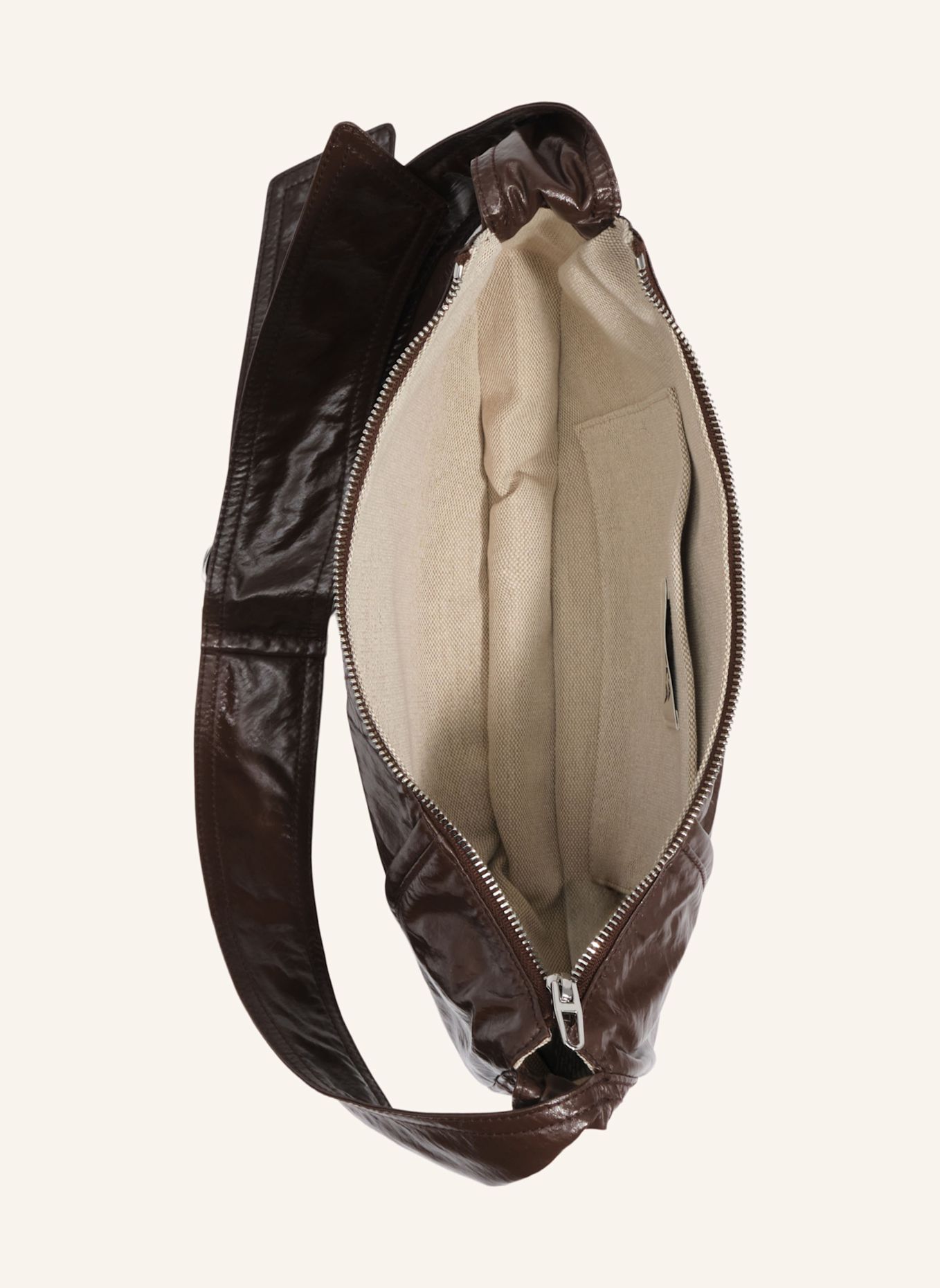 BIMBA Y LOLA Moon Bag: BRAUN
