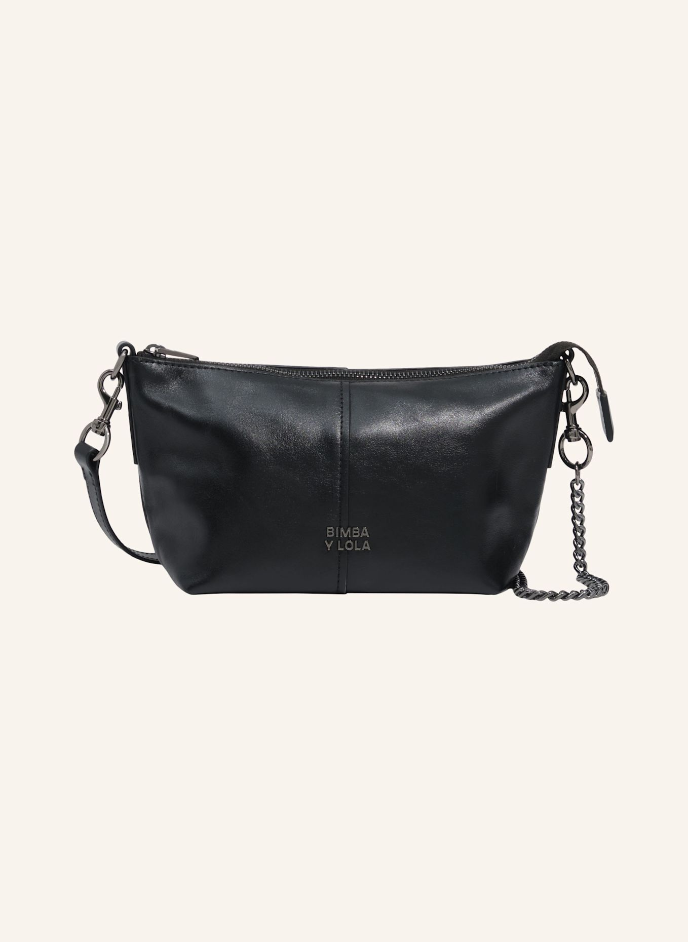 BIMBA Y LOLA Ledertasche: SCHWARZ