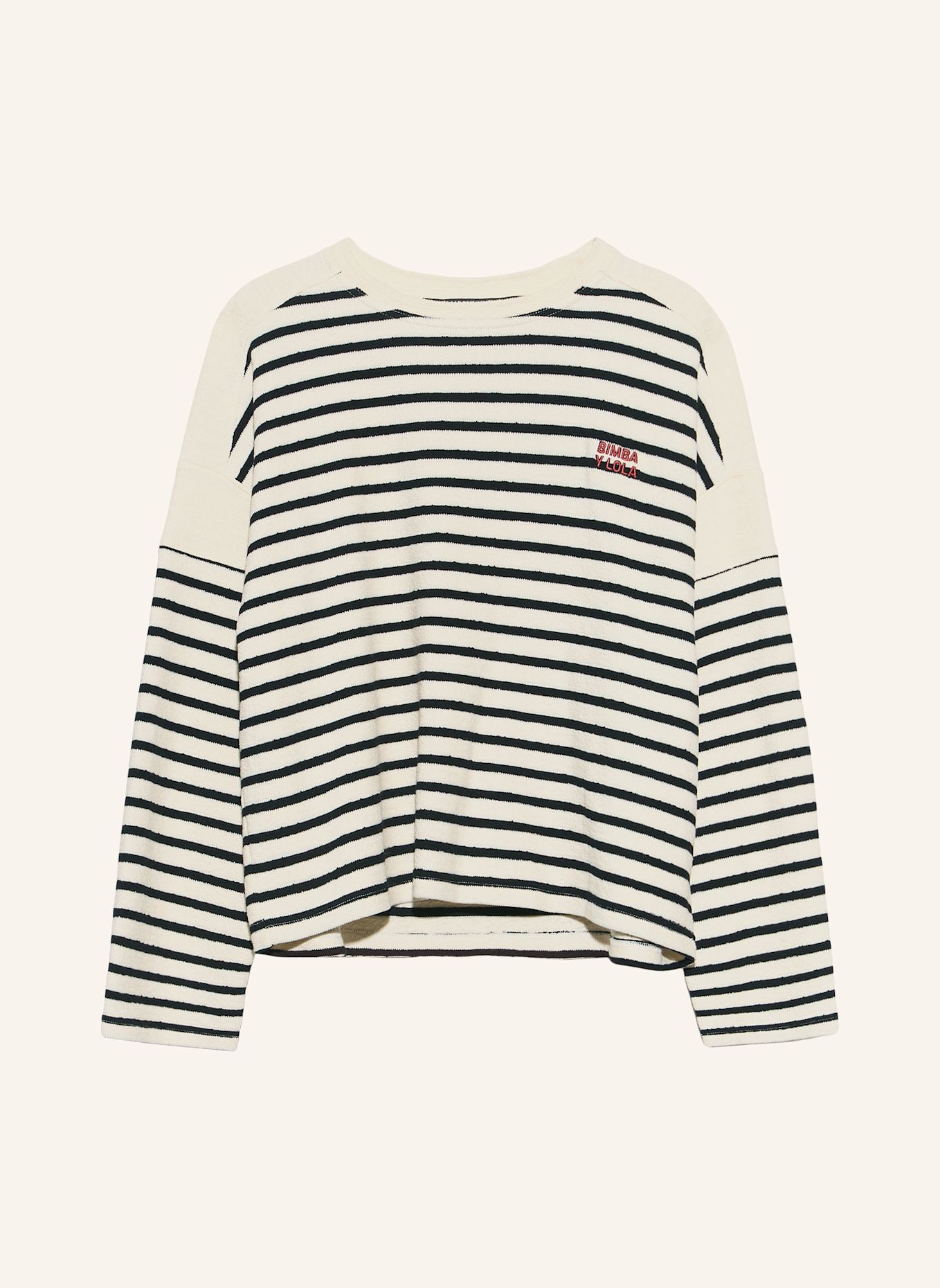 BIMBA Y LOLA Langarmshirt: WEISS