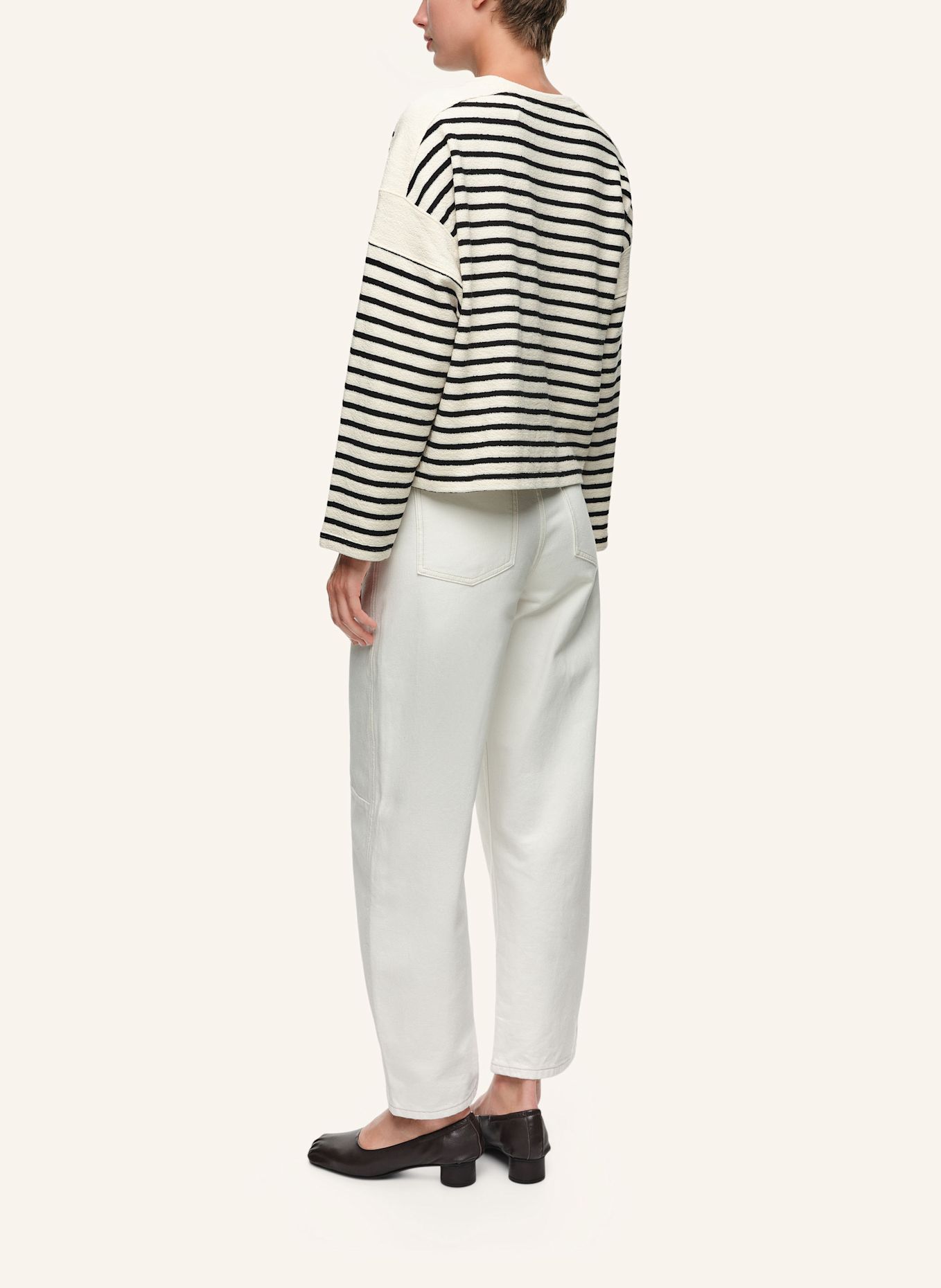 BIMBA Y LOLA Langarmshirt: WEISS