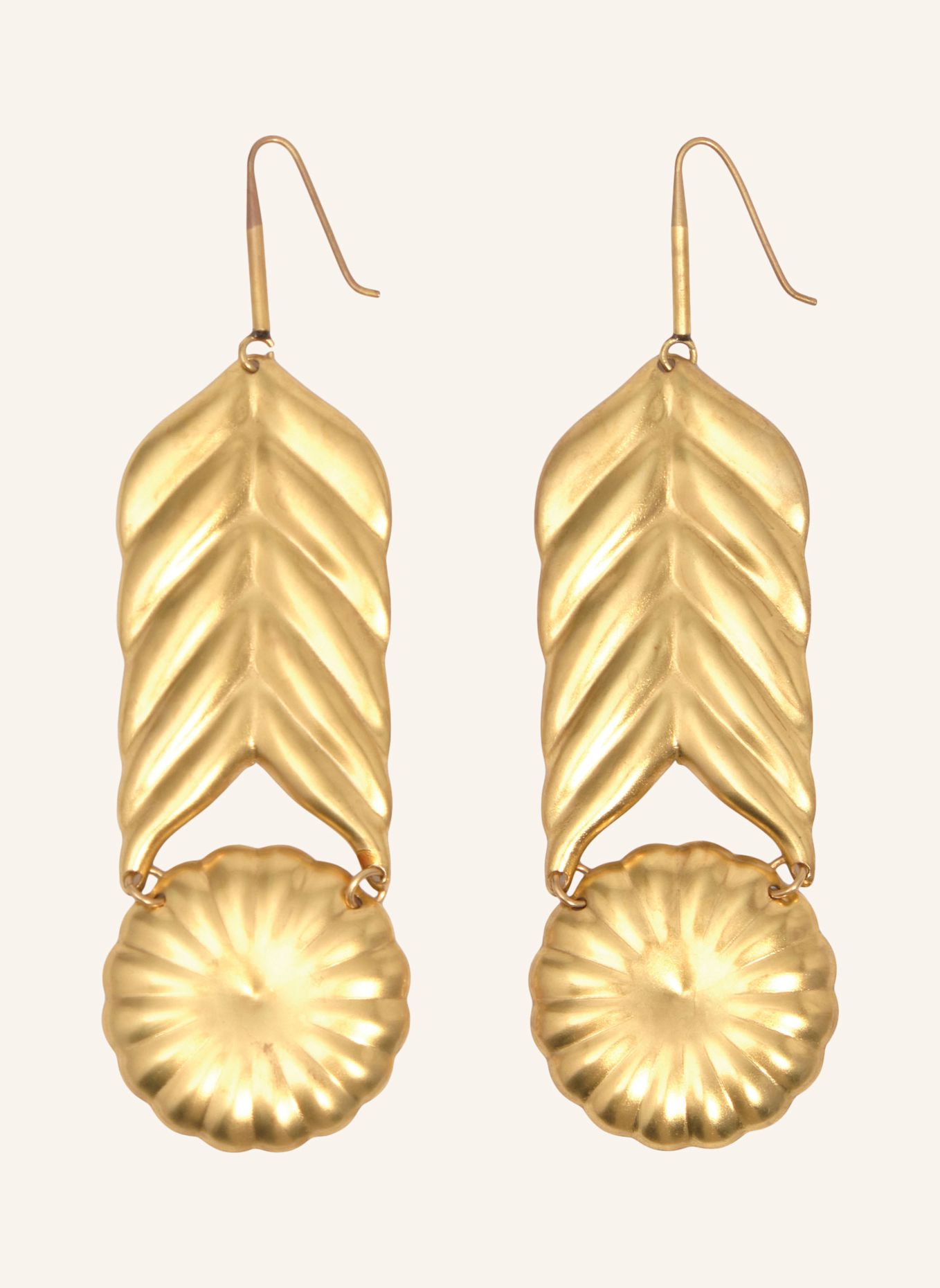 BIMBA Y LOLA Blumenohrringe: GOLD