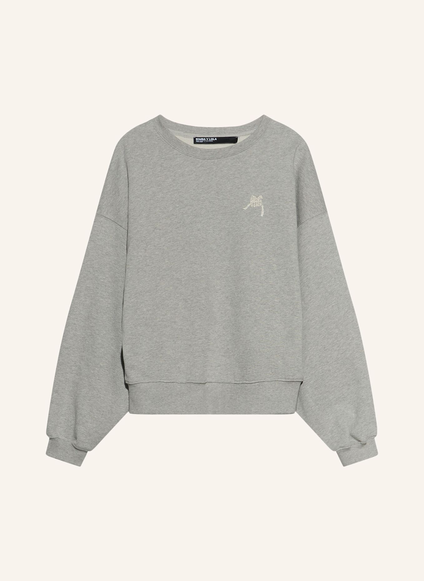 BIMBA Y LOLA Ballon-Sweatshirt: GRAU