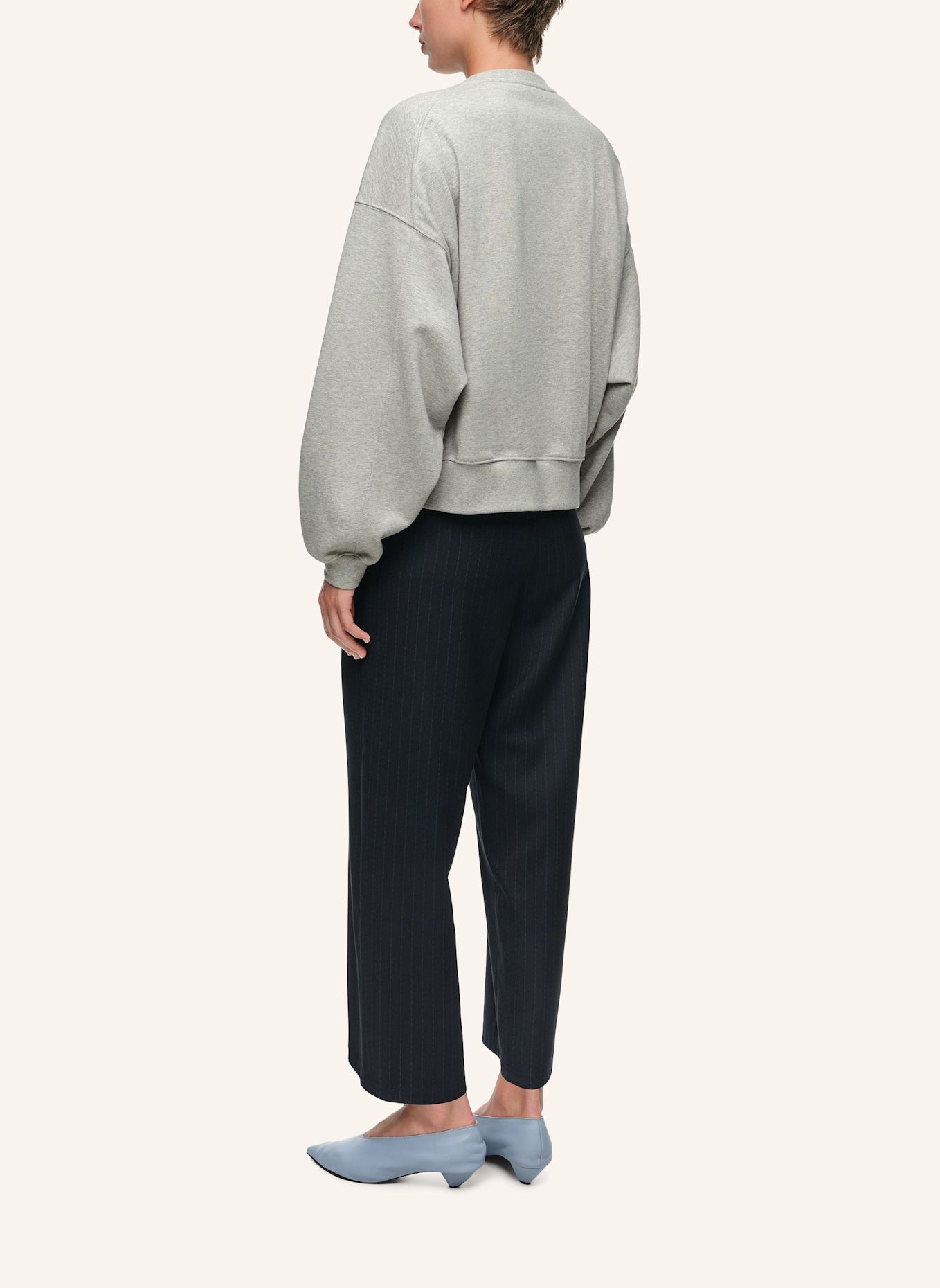 BIMBA Y LOLA Ballon-Sweatshirt: GRAU