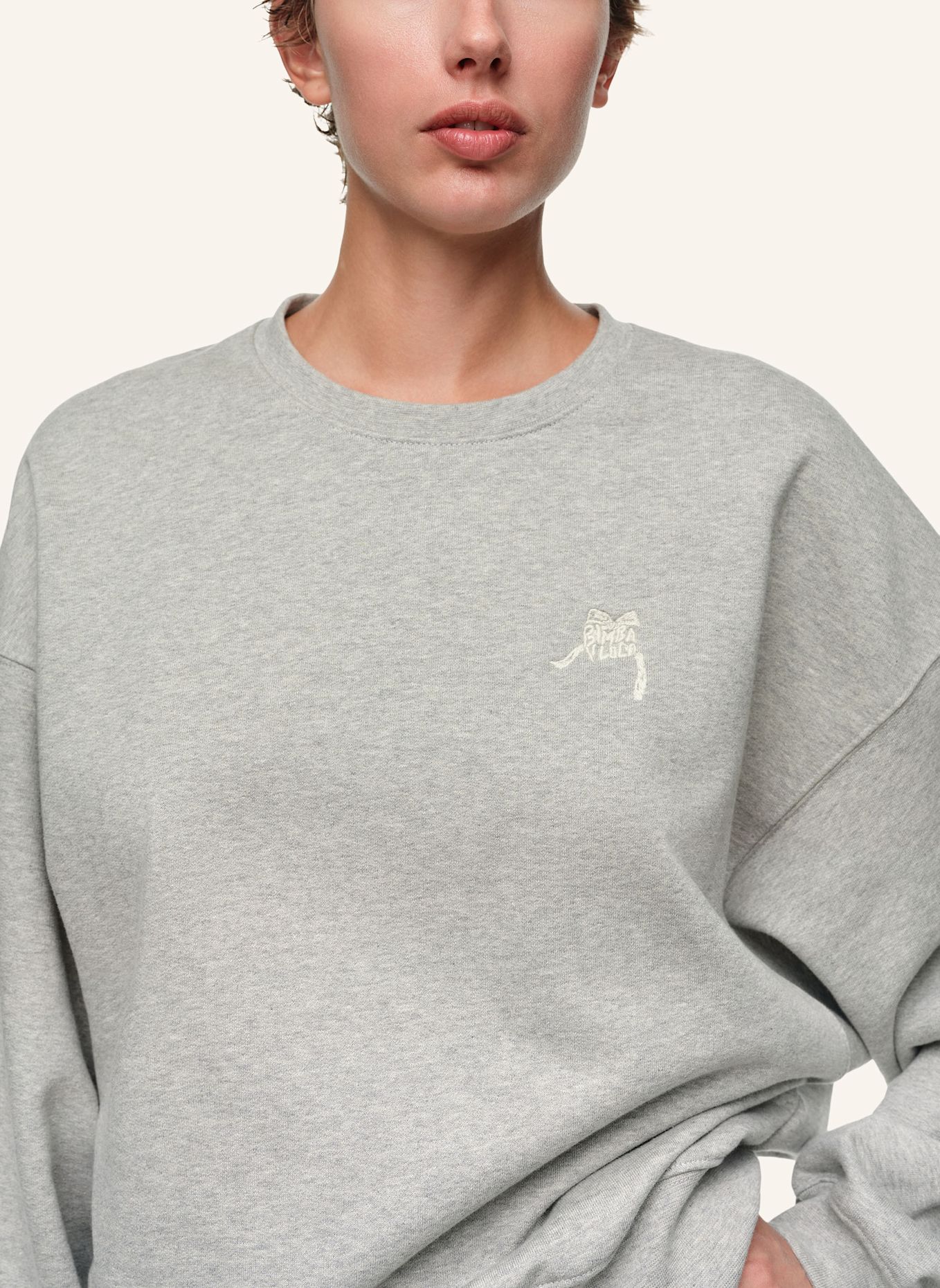 BIMBA Y LOLA Ballon-Sweatshirt: GRAU