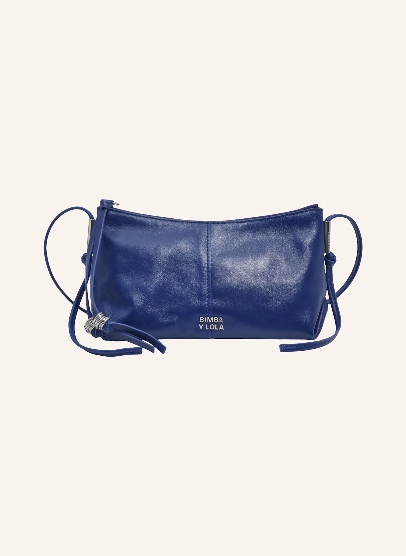 BIMBA Y LOLA Leder-Umhängetasche: BLAU