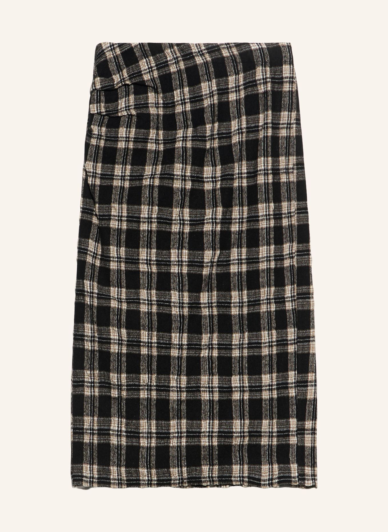 BIMBA Y LOLA Wollmidirock: SCHWARZ