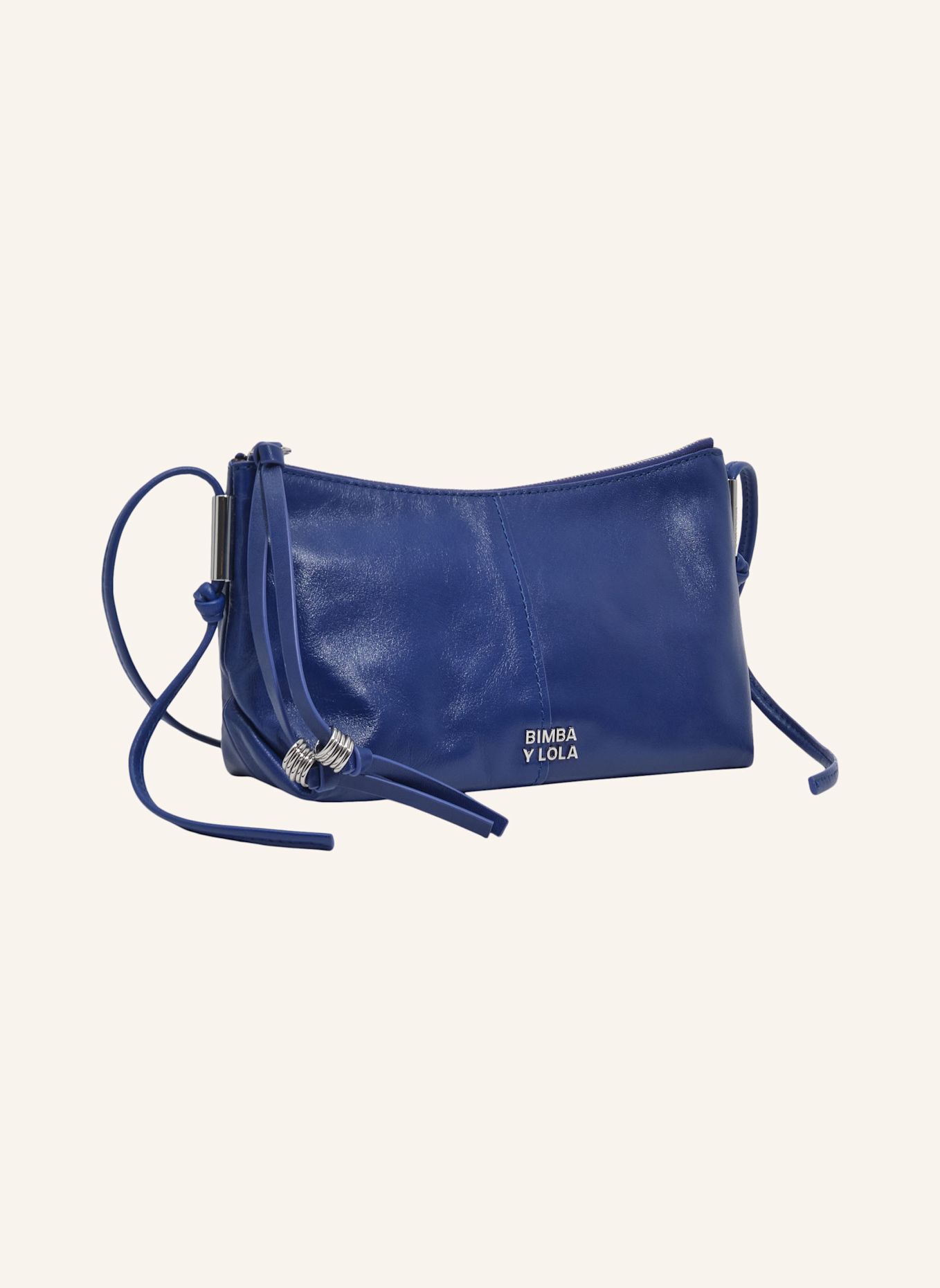 BIMBA Y LOLA Leder-Umhängetasche: BLAU