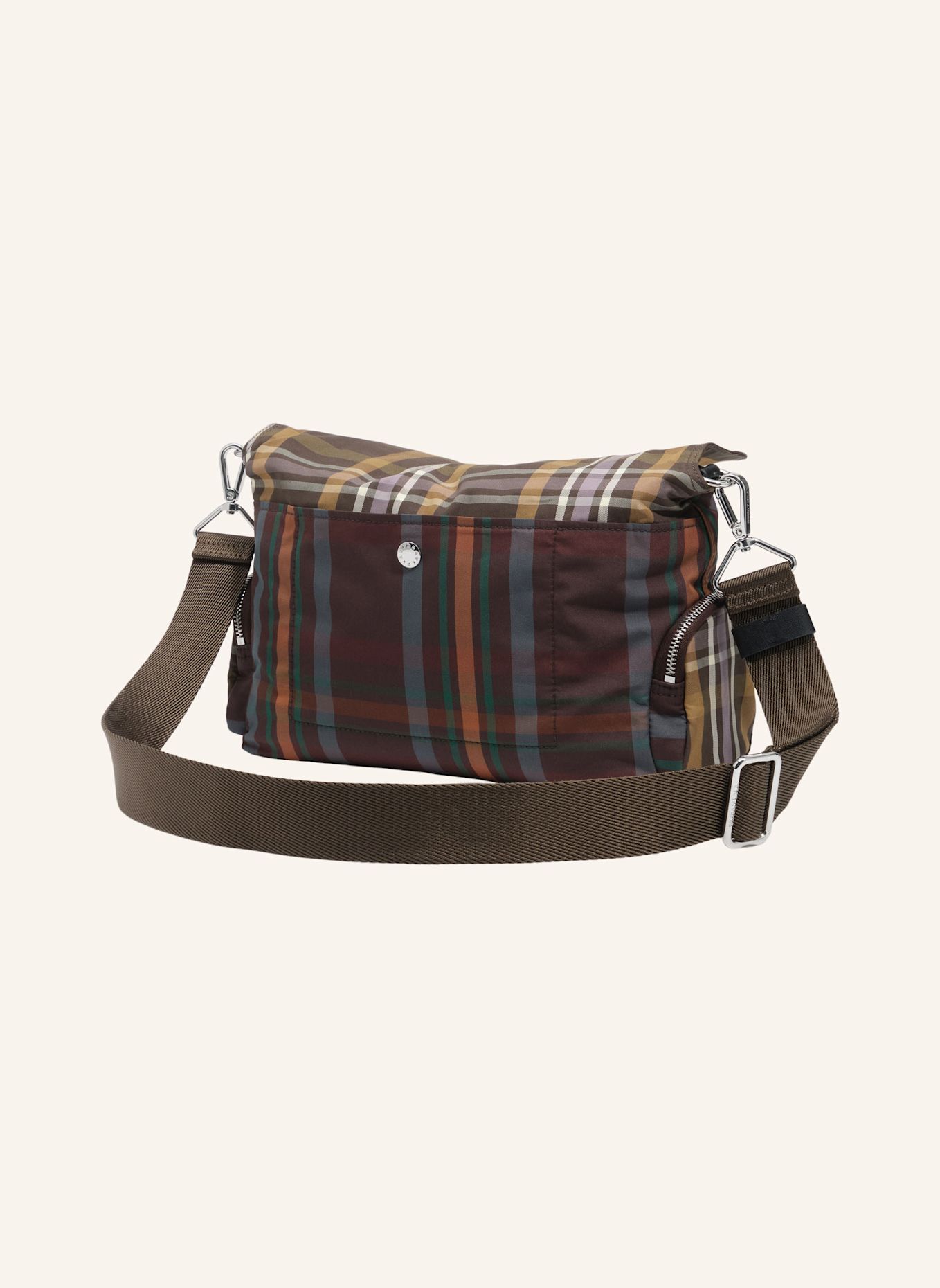 BIMBA Y LOLA Tartanmuster-Tasche: GRÜN