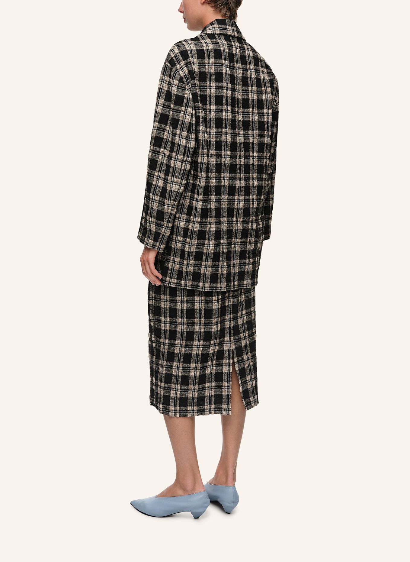 BIMBA Y LOLA Wollmidirock: SCHWARZ
