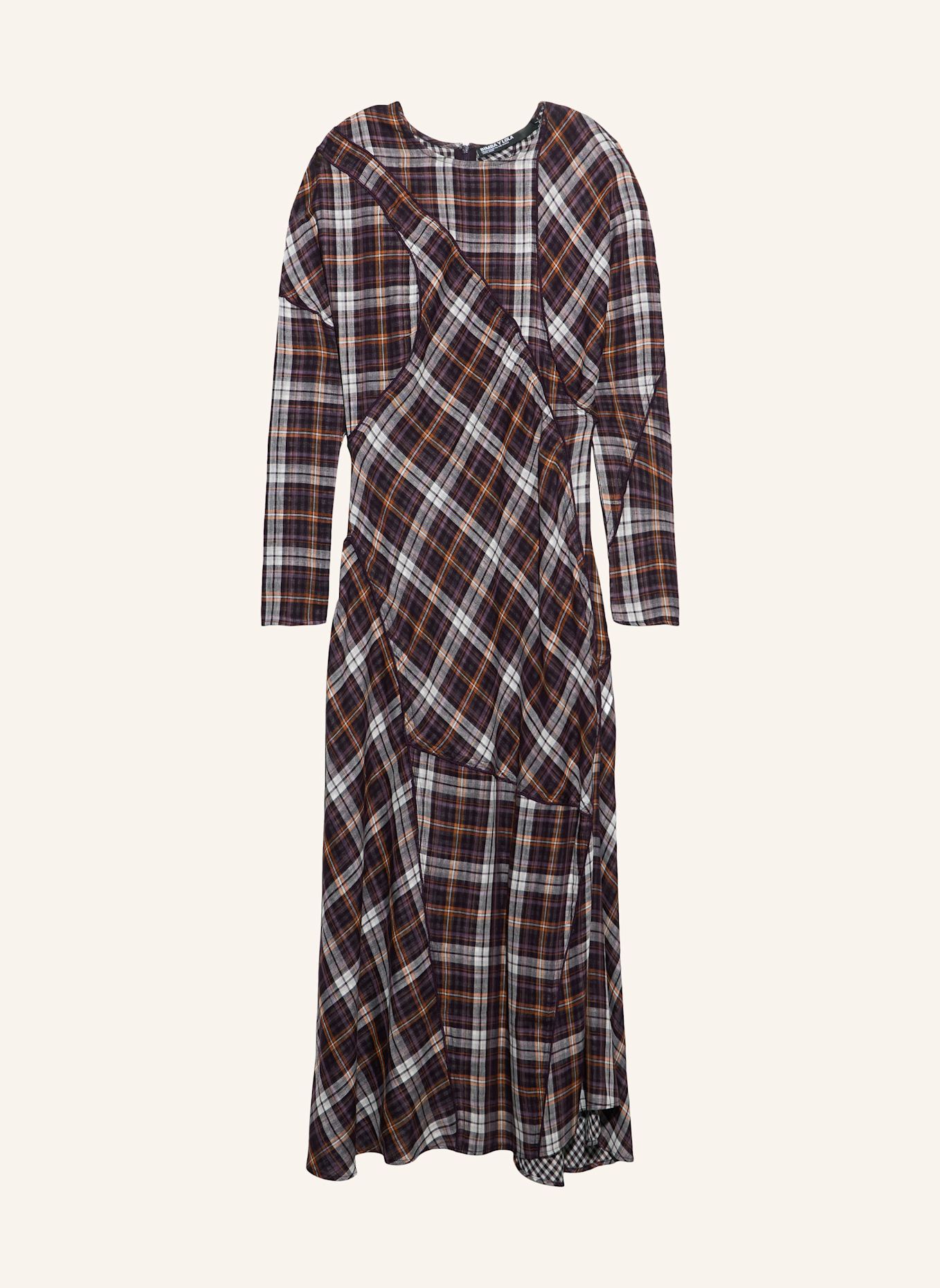 BIMBA Y LOLA Patchwork-Midikleid: ROT