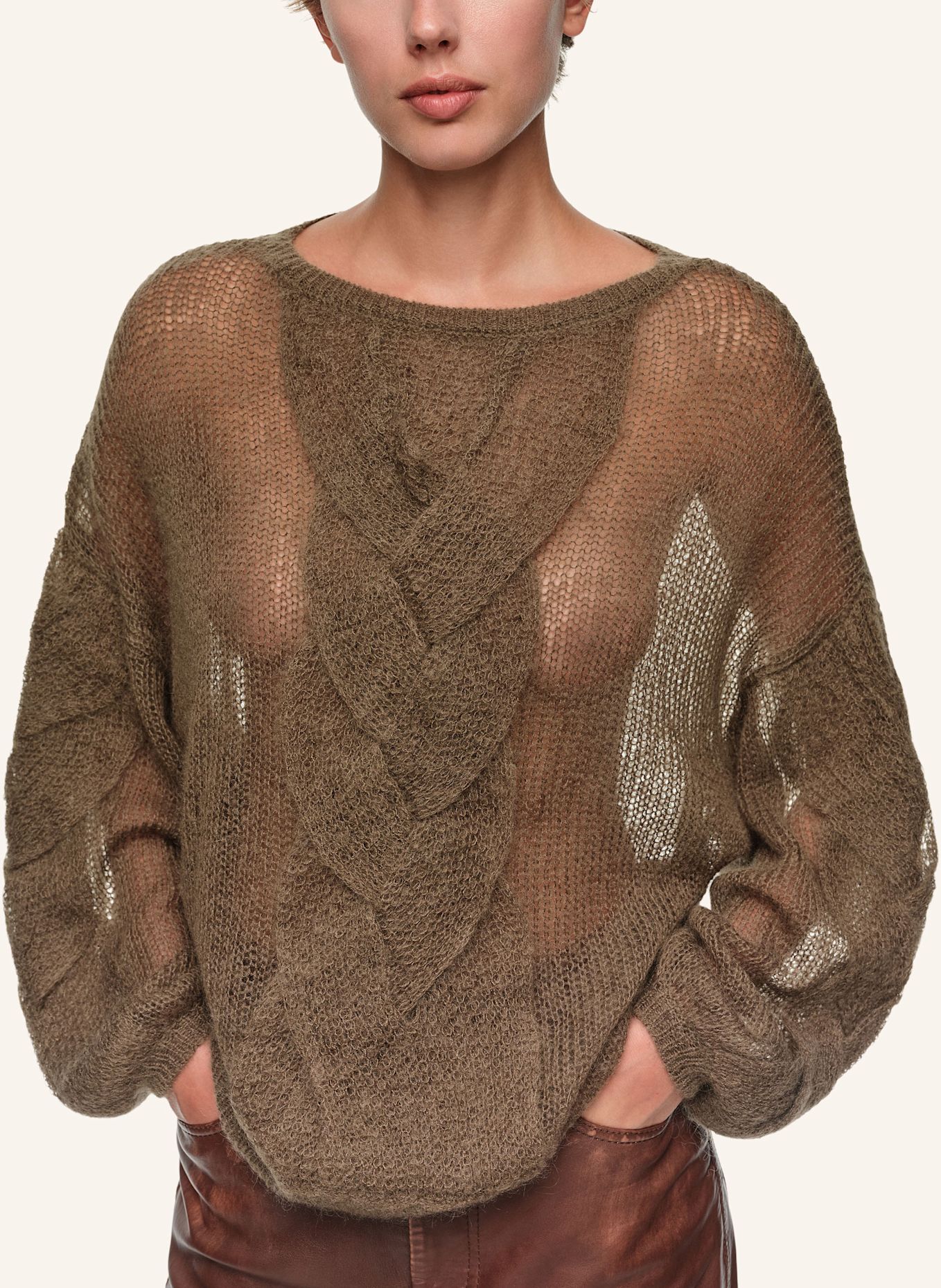 BIMBA Y LOLA Pullover: GRÜN