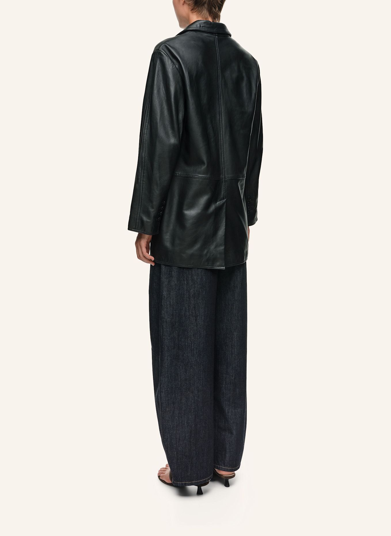 BIMBA Y LOLA Mantel: SCHWARZ