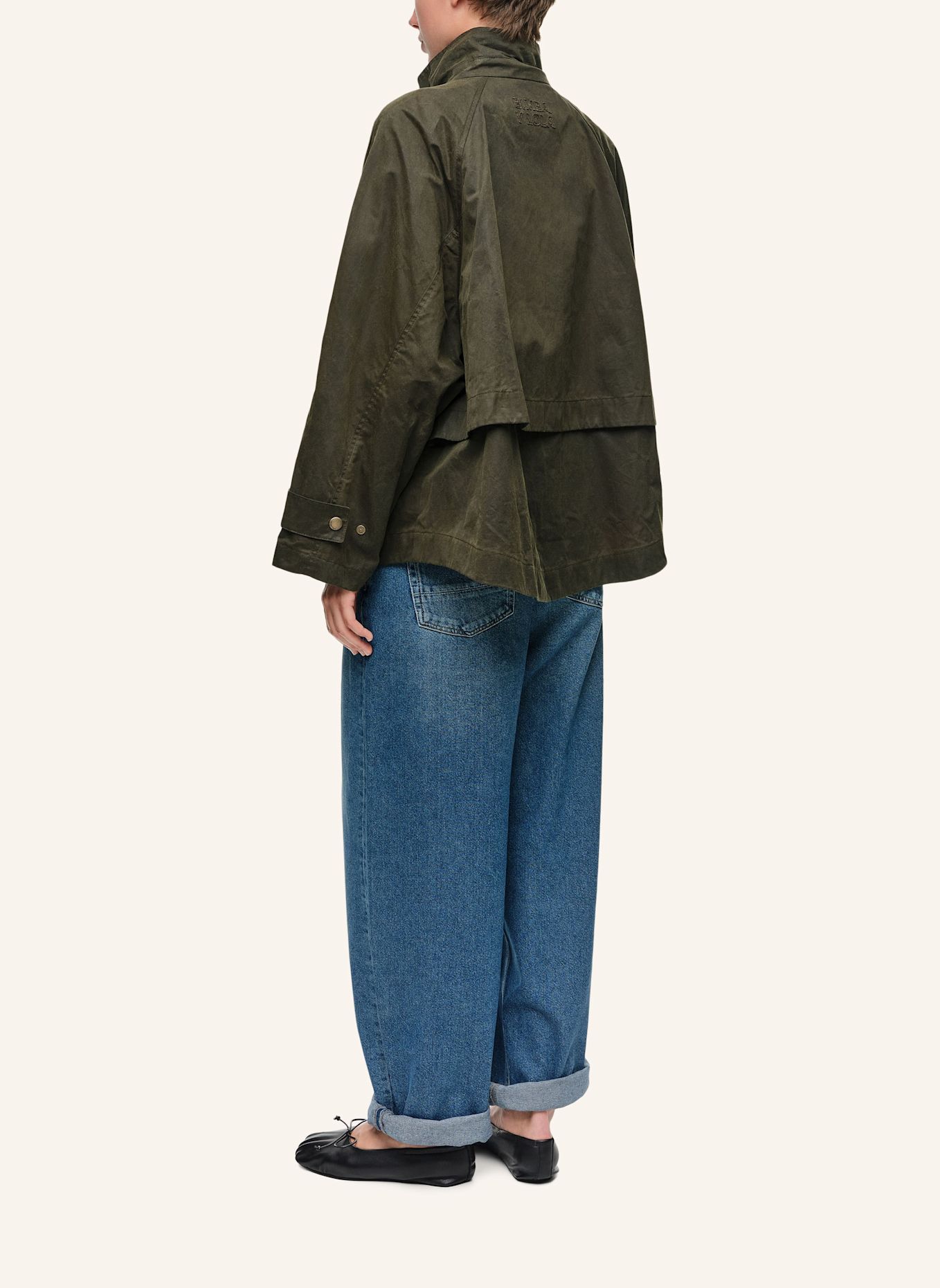 BIMBA Y LOLA A-Linien-Trenchcoat: KHAKI