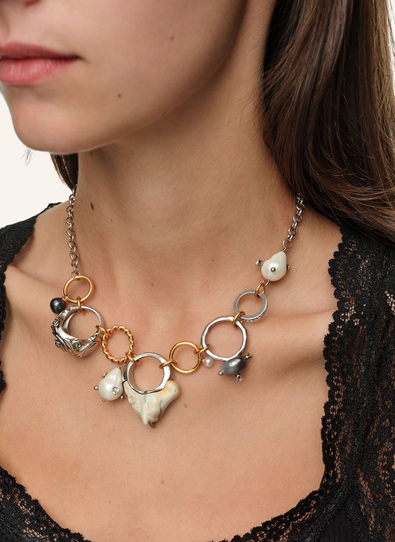 BIMBA Y LOLA Kettenhalskette: SILBER